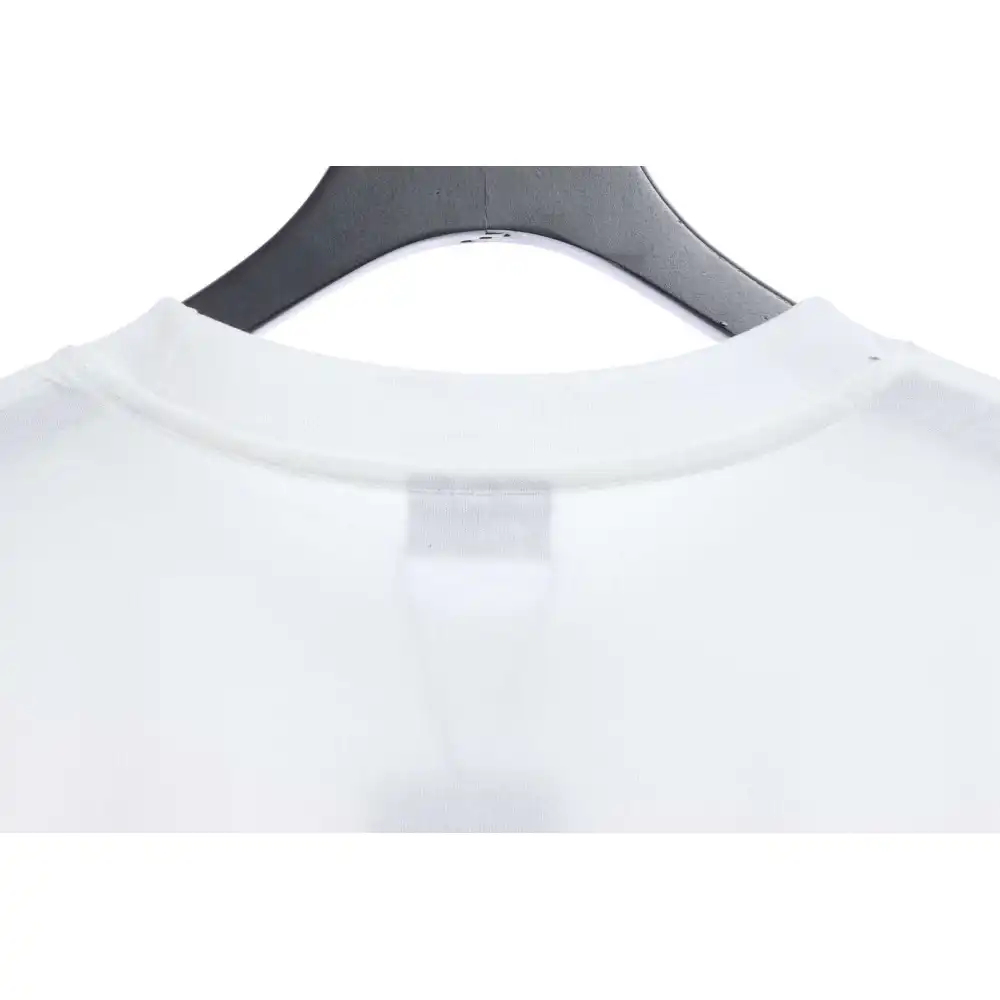 Balenciaga Damaged Coke Wave Short Sleeve White