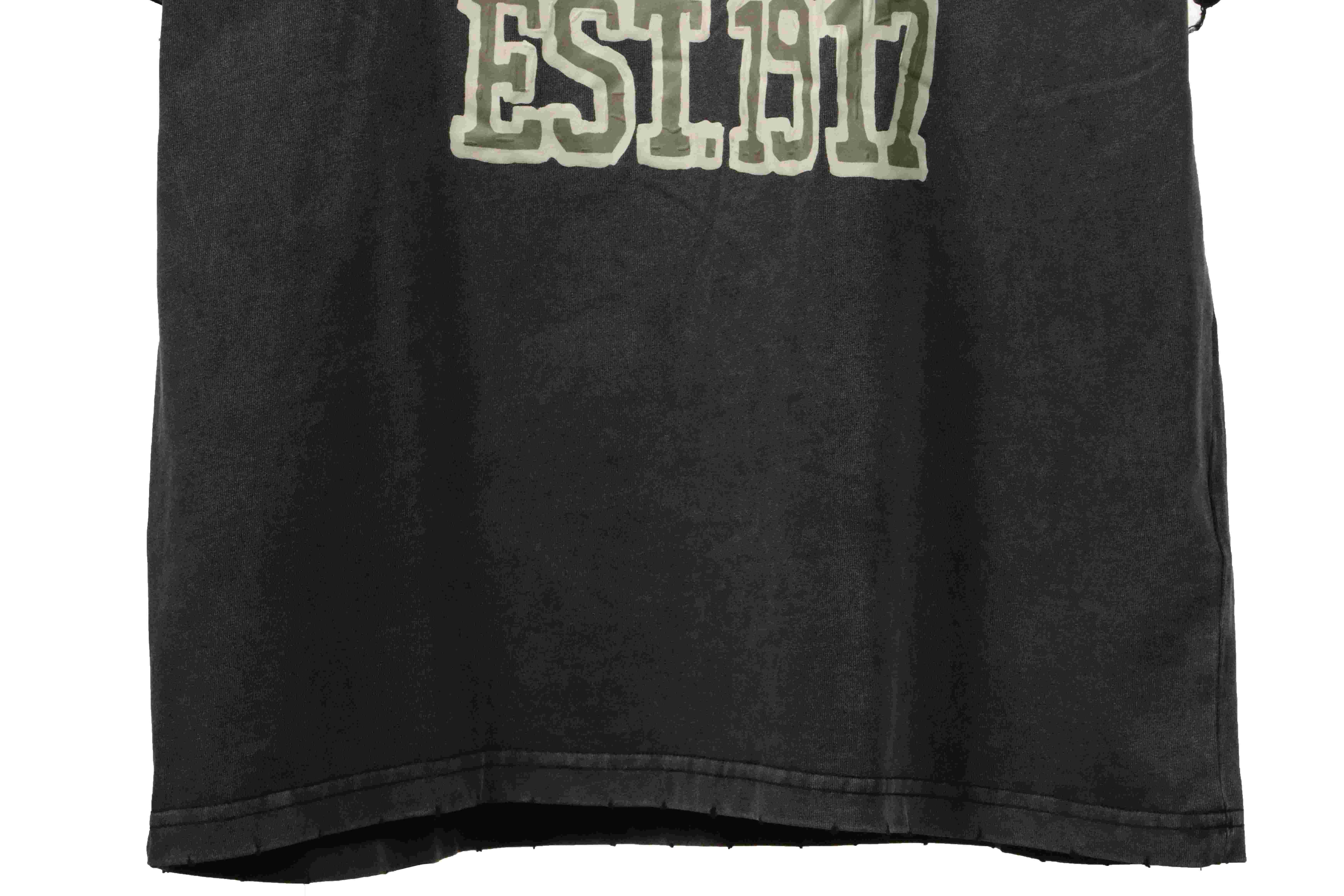 Balenciaga Distressed 1917 Wheat Ear Short Sleeves