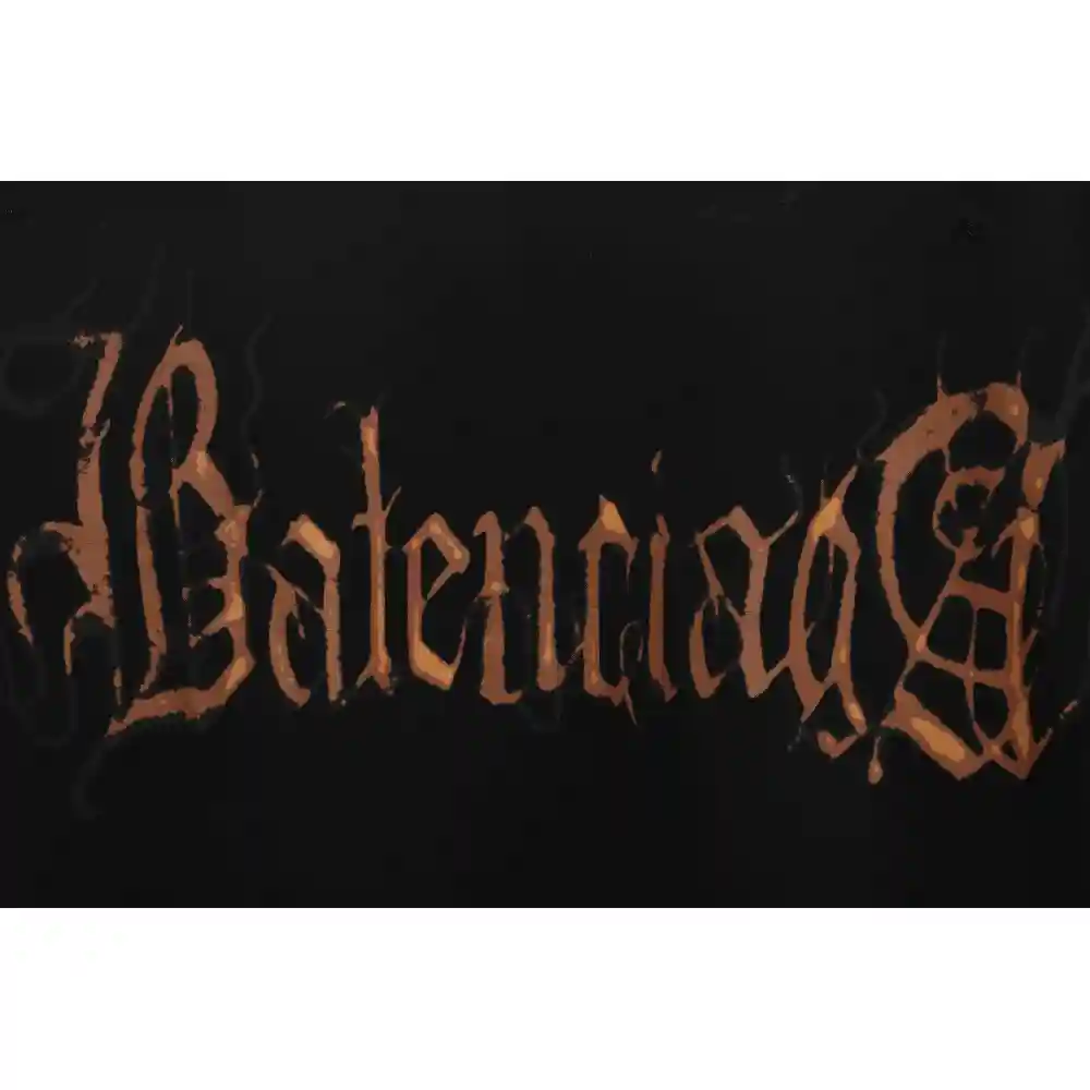 Balenciaga Distressed Mud-Dyed Sanskrit Print Short Sleeves Black
