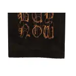 Balenciaga Distressed Mud-Dyed Sanskrit Print Short Sleeves Black