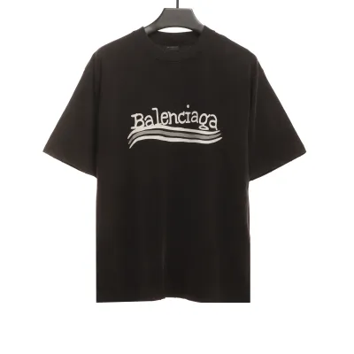 Balenciaga Distressed Washed And Damaged Coke Short Sleeves Distressed Gray 01