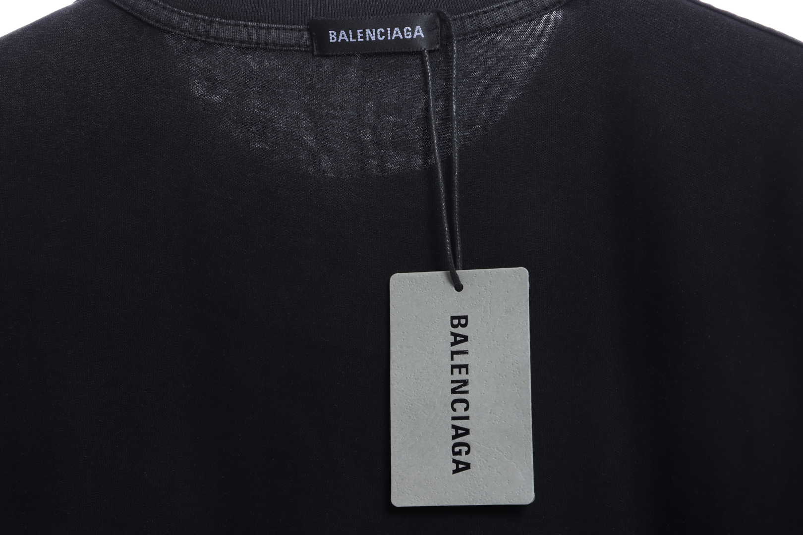 Balenciaga Distressed Washed Buttoned Short Sleeves