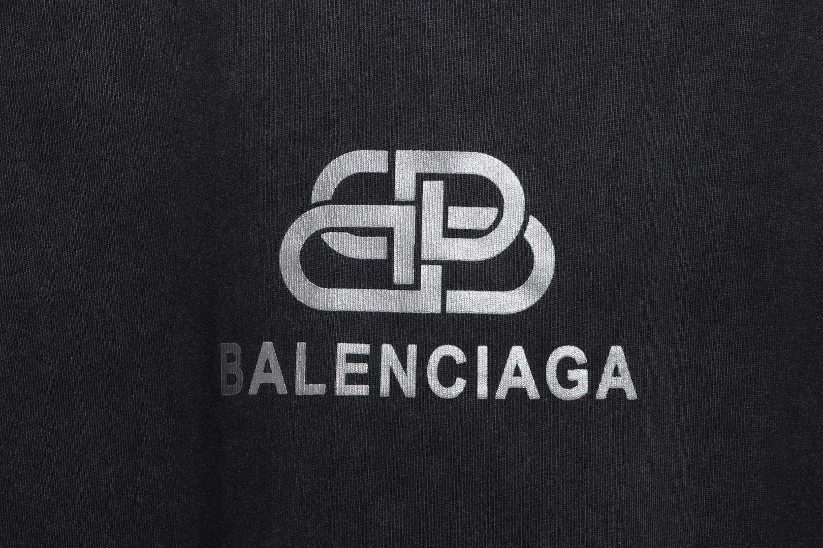 Balenciaga Distressed Washed Buttoned Short Sleeves