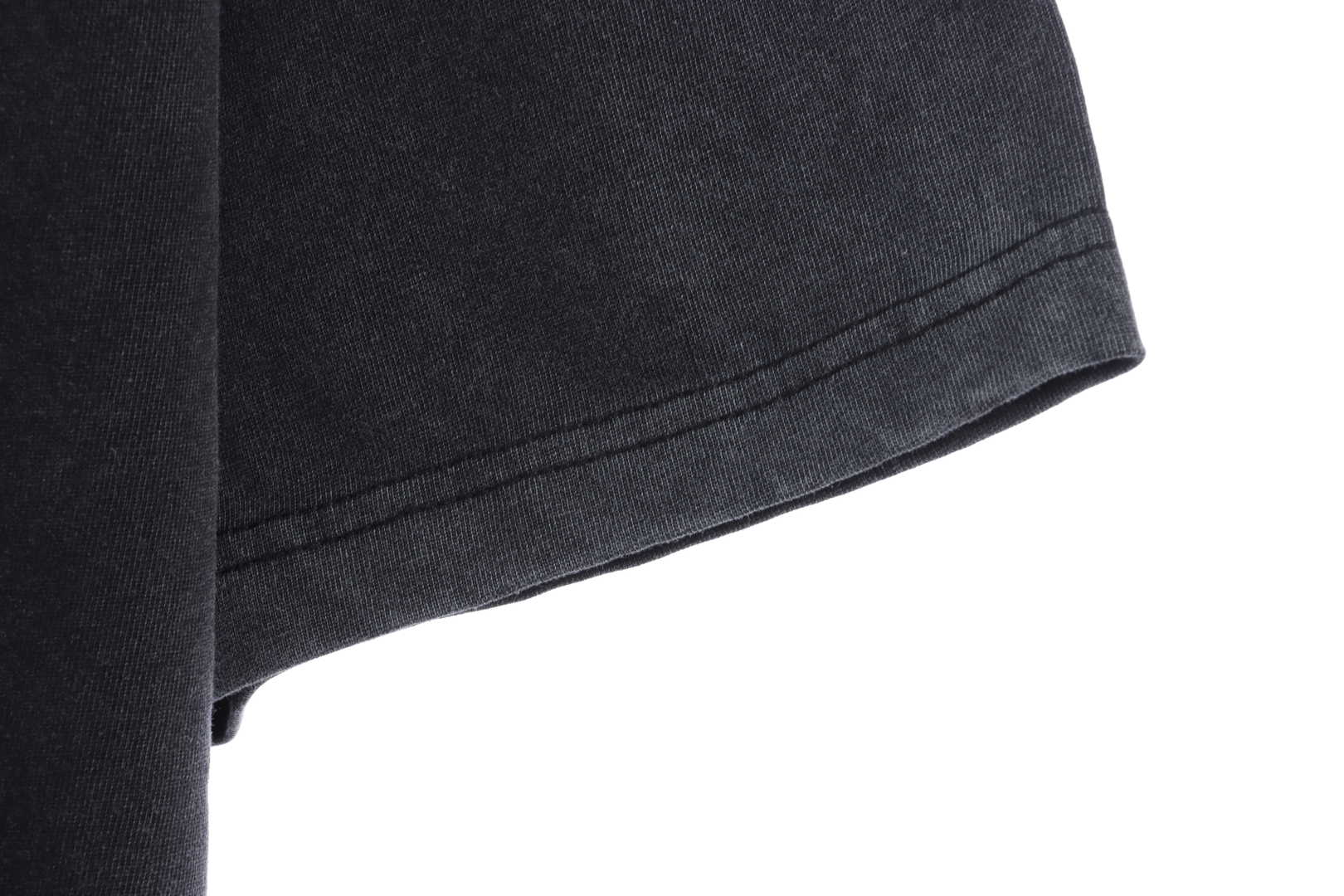 Balenciaga Distressed Washed Buttoned Short Sleeves