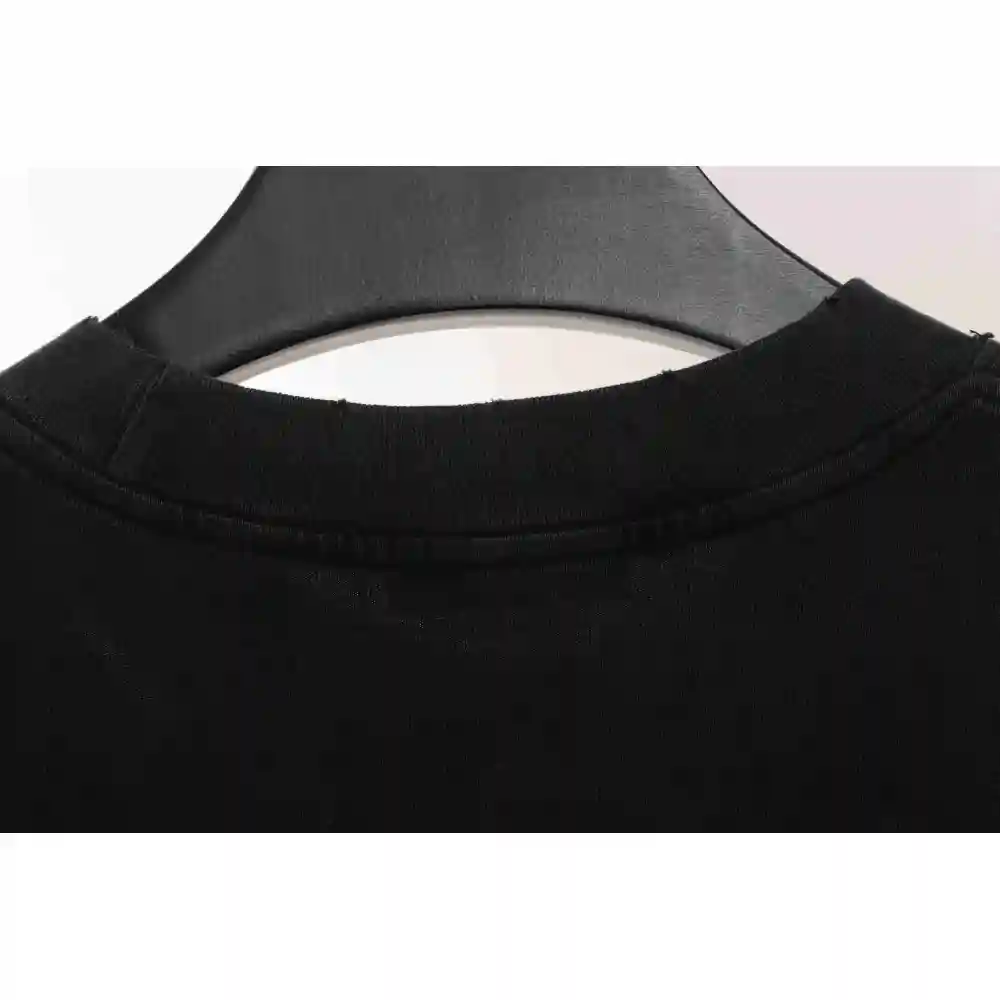 Balenciaga Distressed Washed Double B Short Sleeves