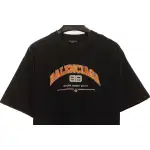 Balenciaga Distressed Washed Double B Short Sleeves