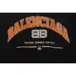 Balenciaga Distressed Washed Double B Short Sleeves