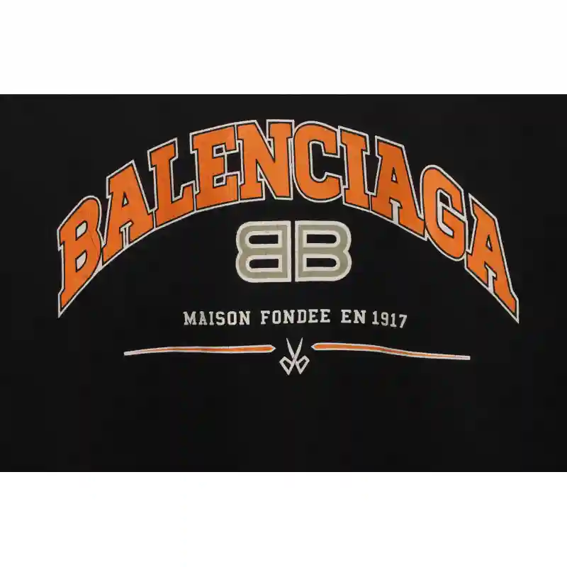 Balenciaga Distressed Washed Double B Short Sleeves