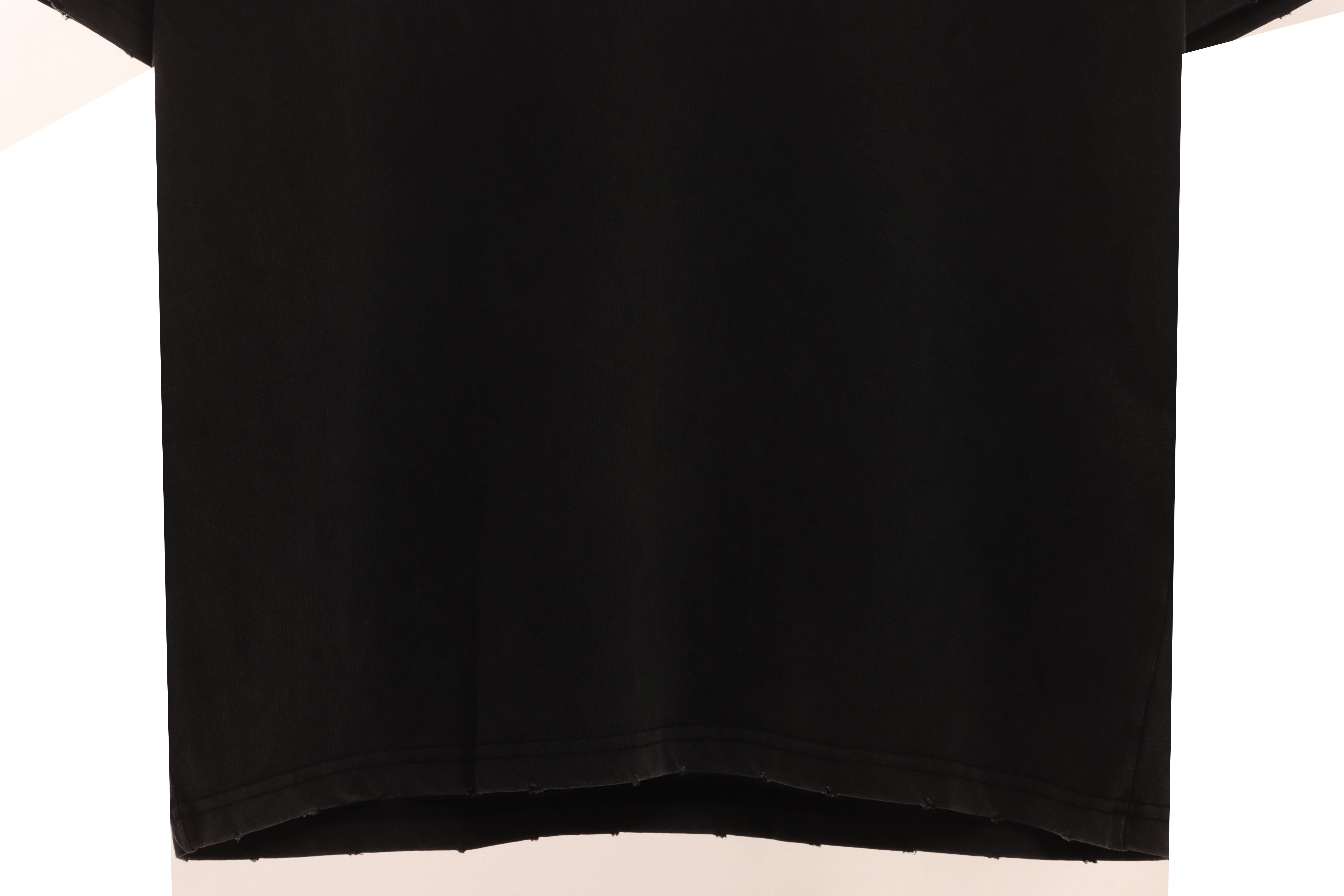 Balenciaga Distressed Washed Double B Short Sleeves