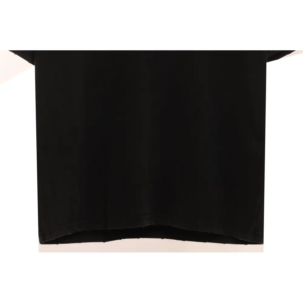 Balenciaga Distressed Washed Double B Short Sleeves
