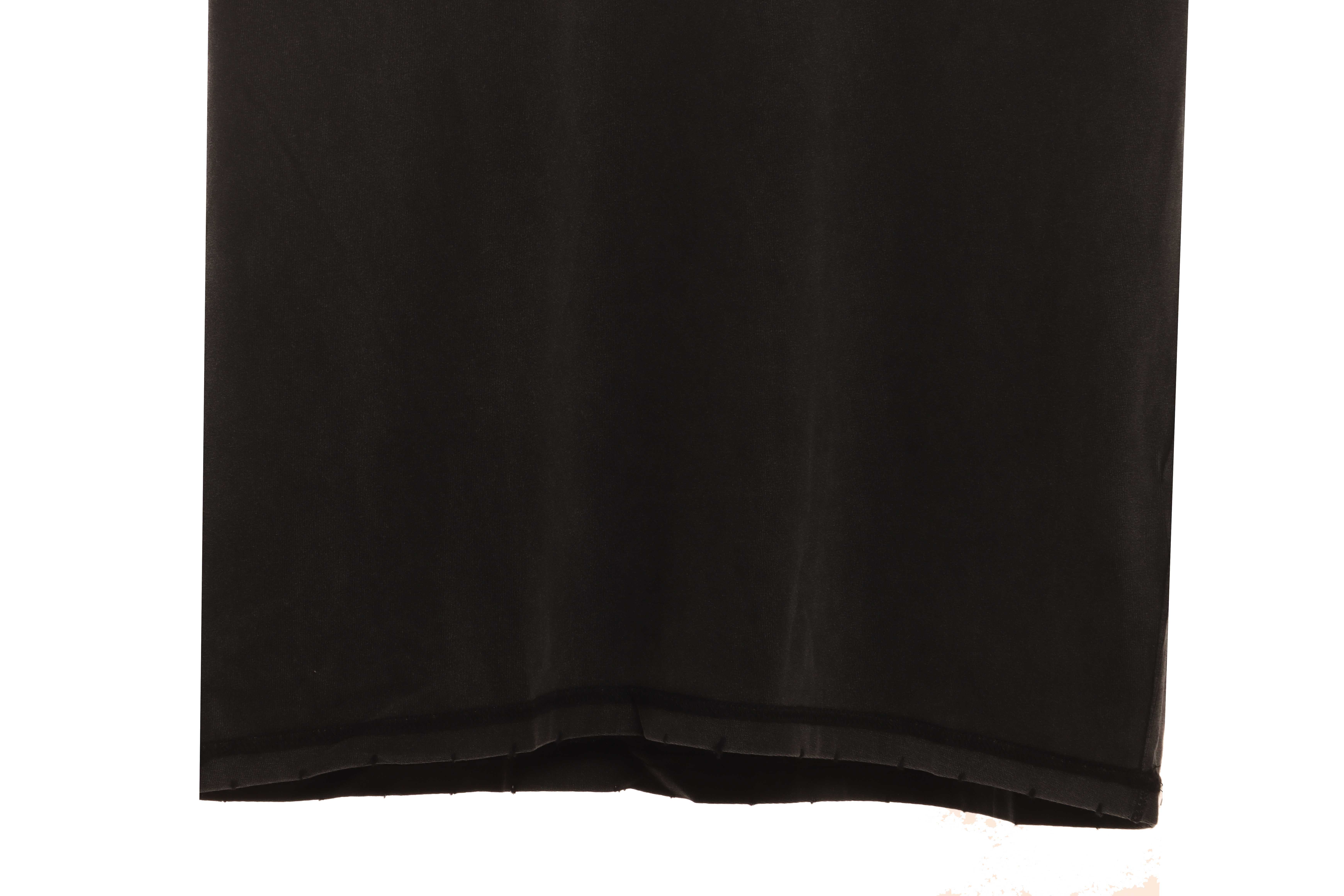 Balenciaga Distressed Washed Front And Back Surf Print Short Sleeves Black