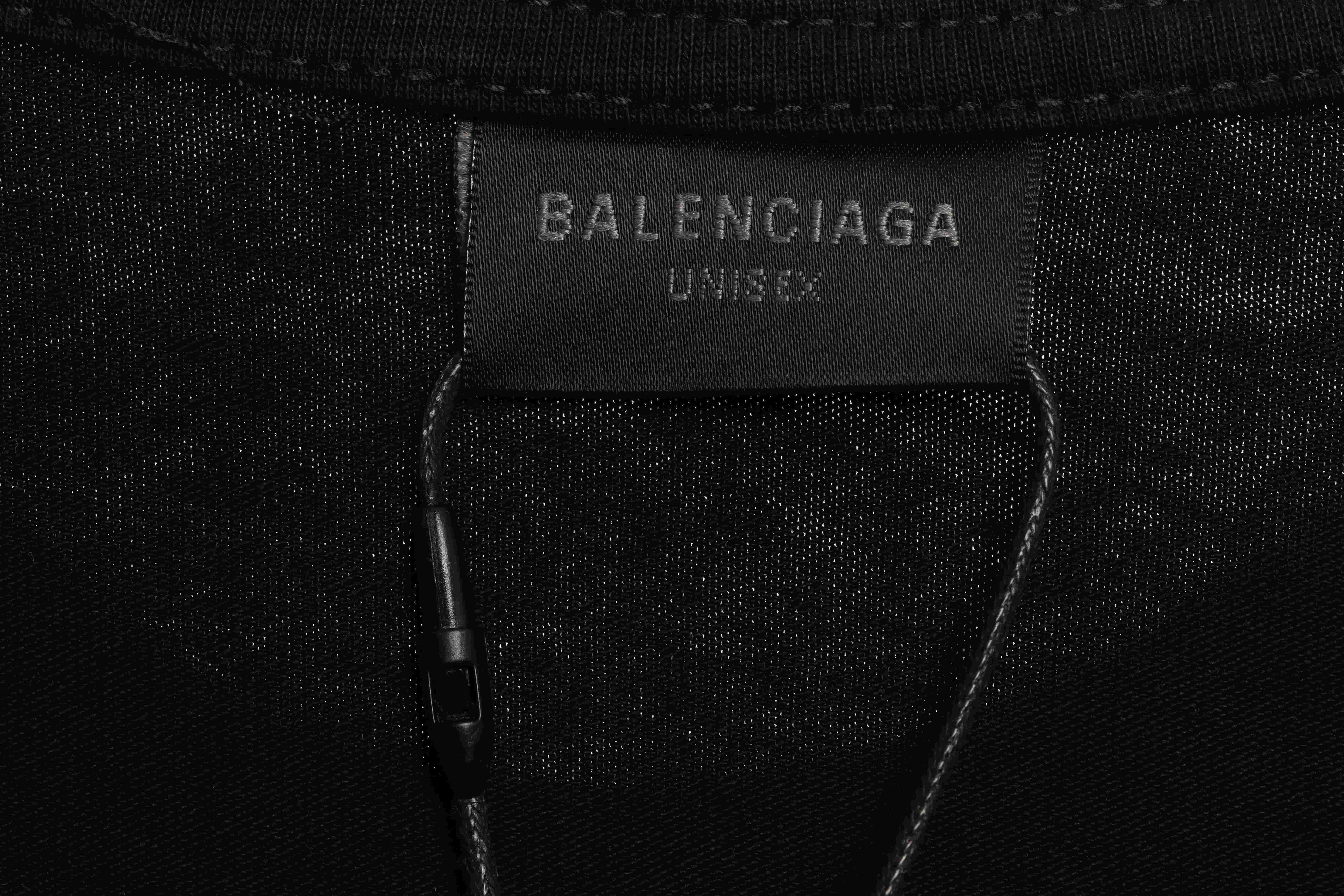 Balenciaga Double B Diamond Short Sleeve Black