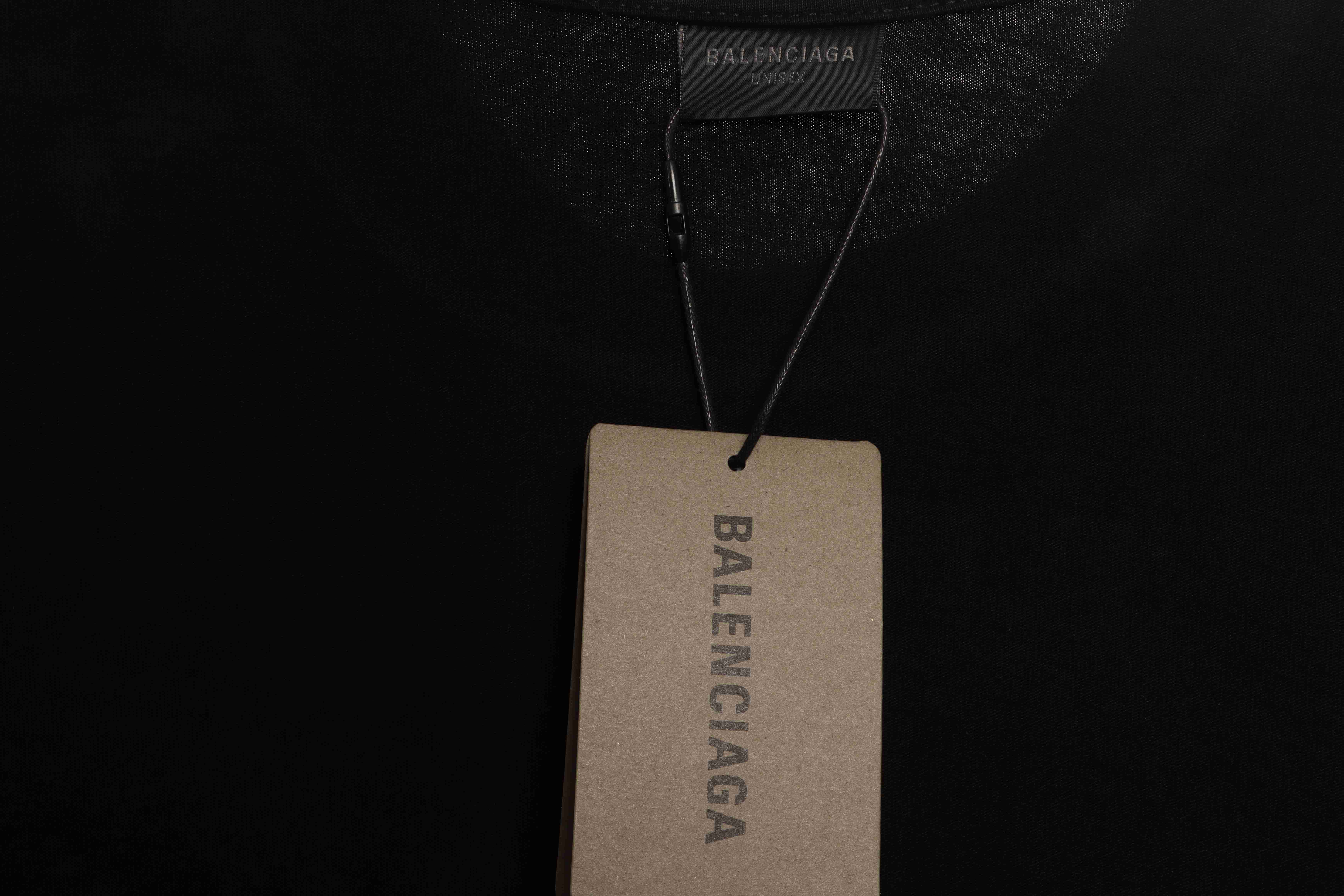 Balenciaga Double B Diamond Short Sleeve Black