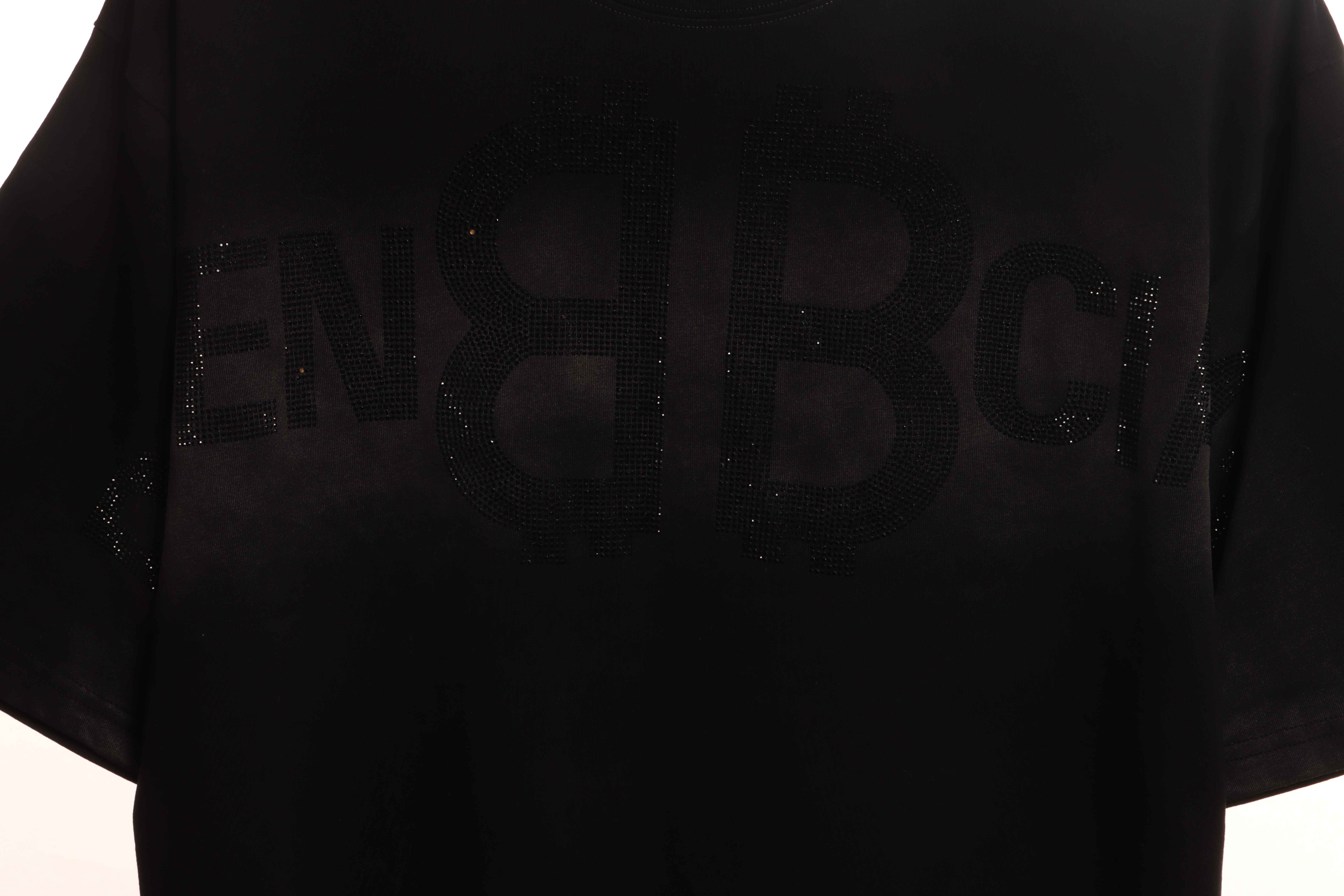 Balenciaga Double B Diamond Short Sleeve Black