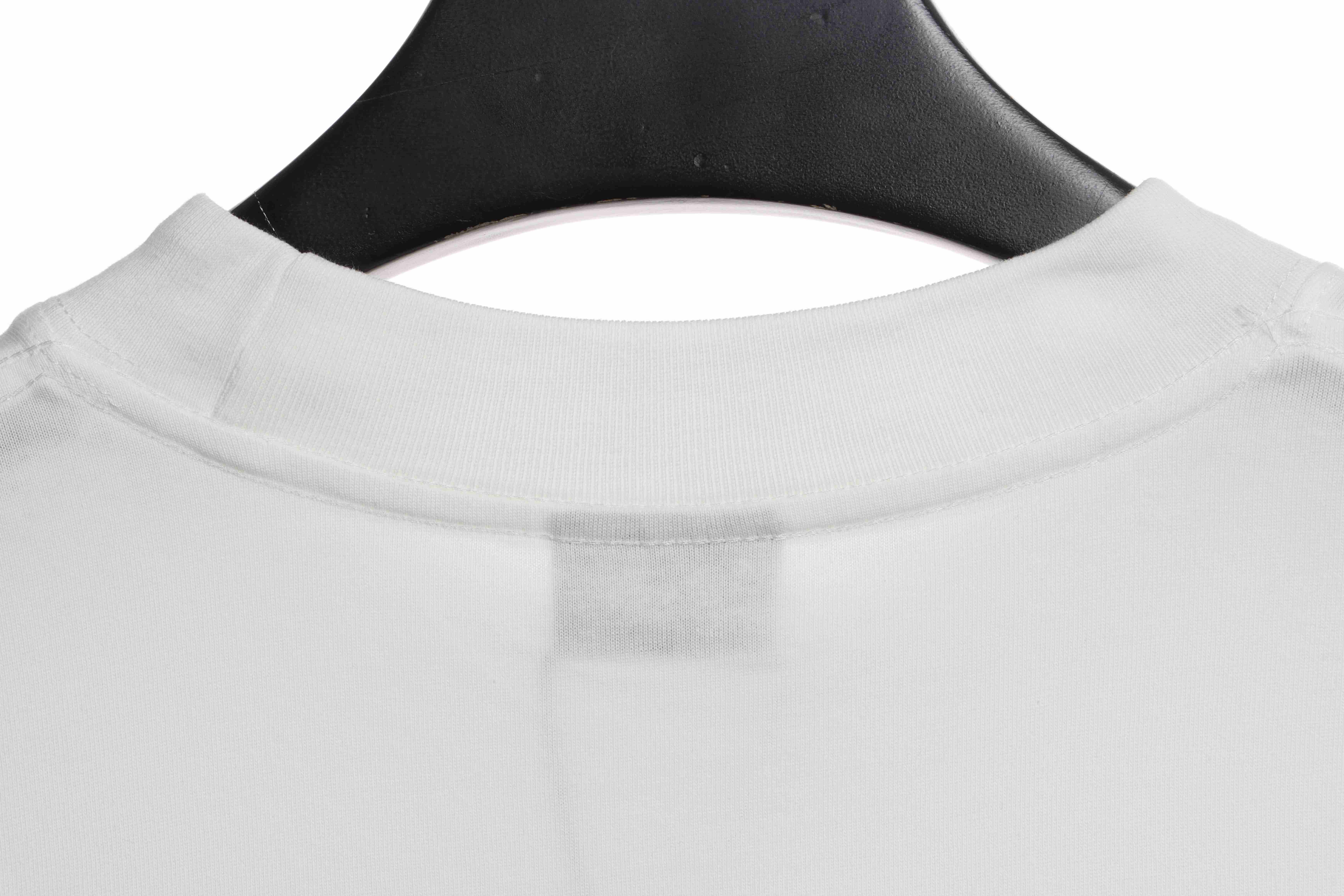 Balenciaga Double B Diamond Short Sleeve White