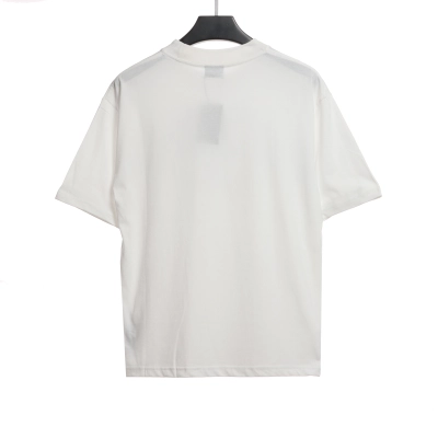 Balenciaga Double B Diamond Short Sleeve White 02