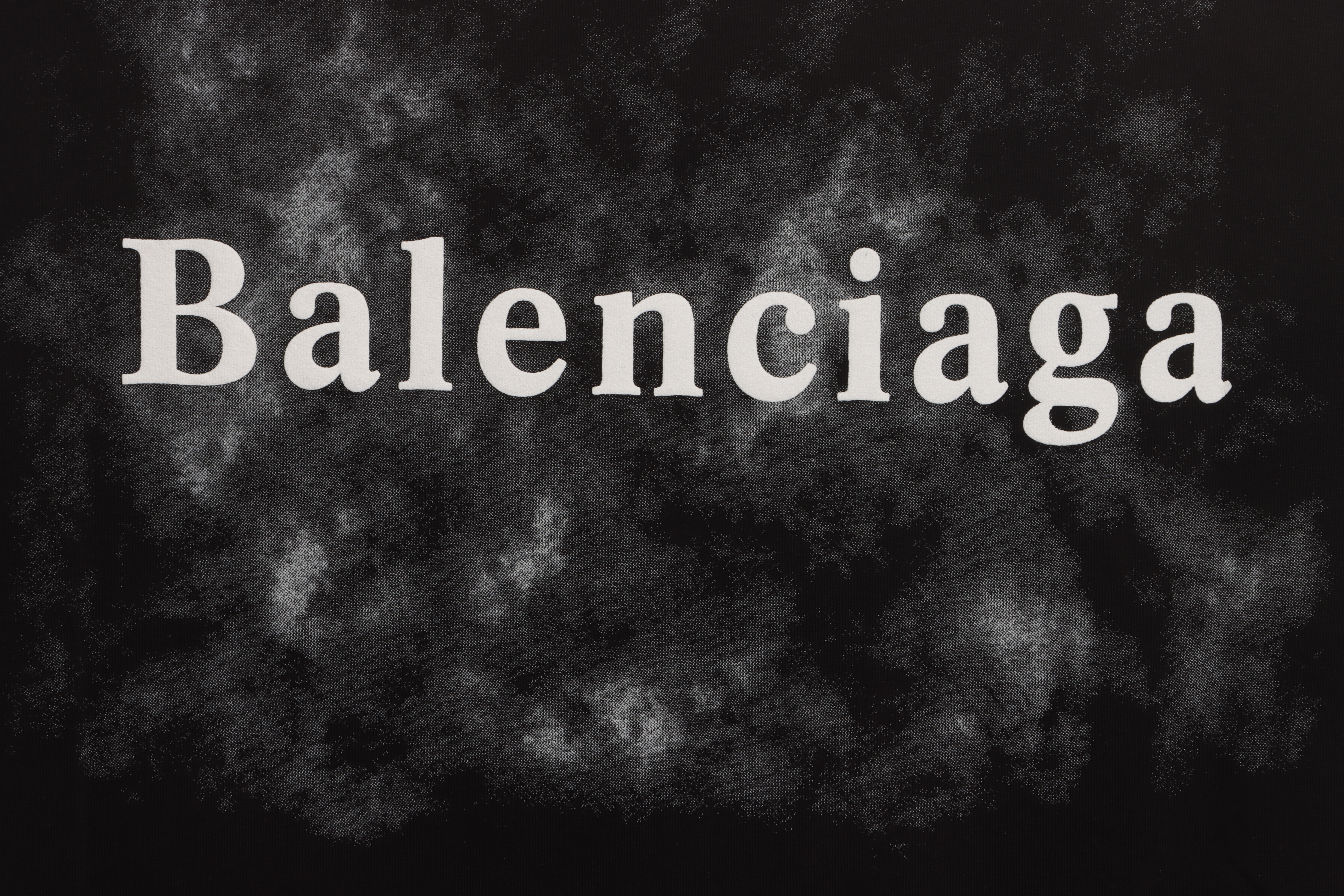 Balenciaga Double B Embroidered Short-Sleeved T-shirt