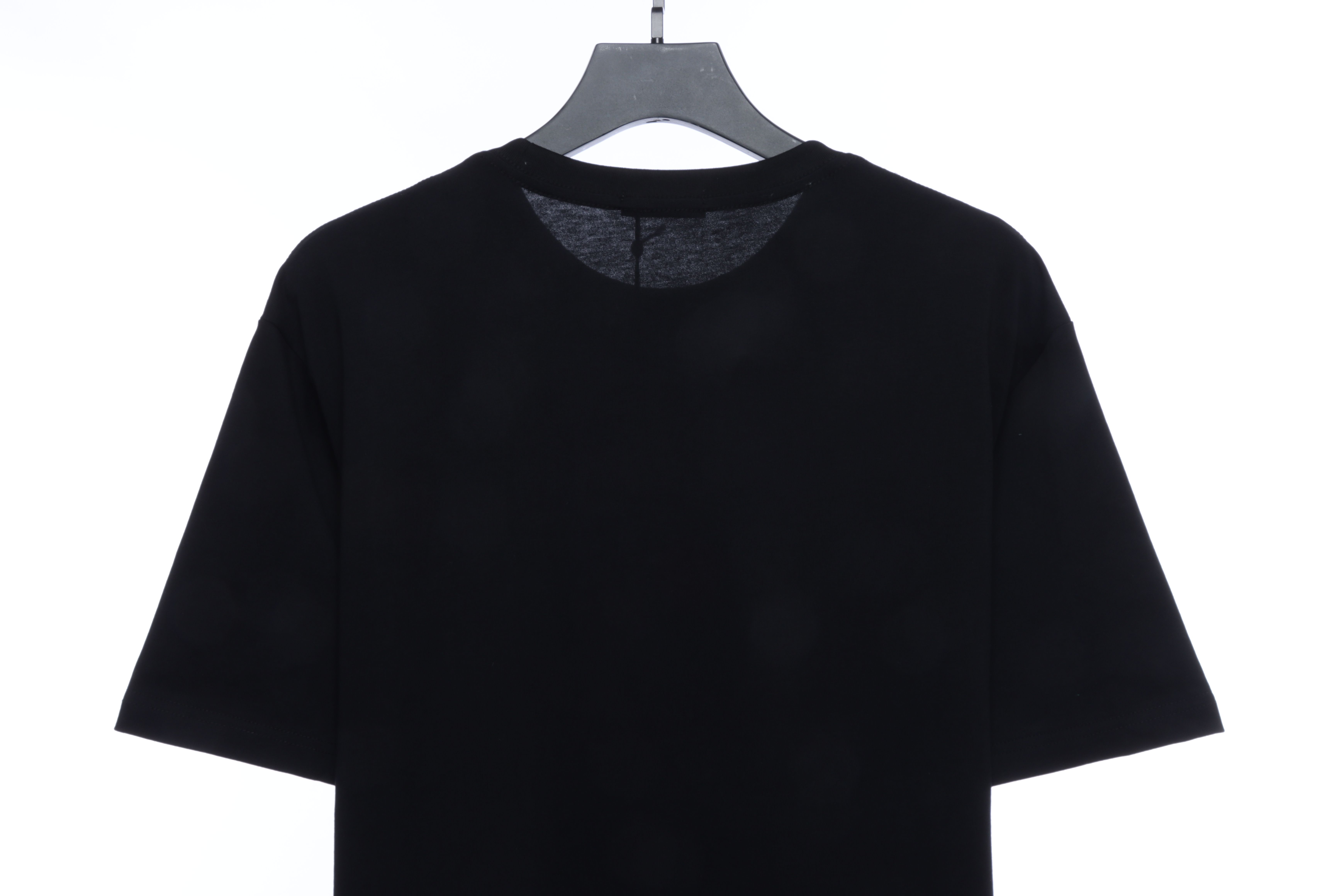 Balenciaga Double B Mosaic Print Short-Sleeve Black