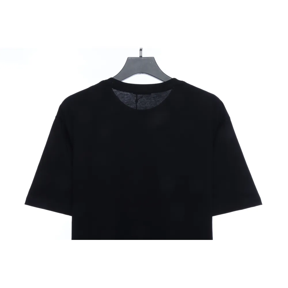 Balenciaga Double B Mosaic Print Short-Sleeve Black