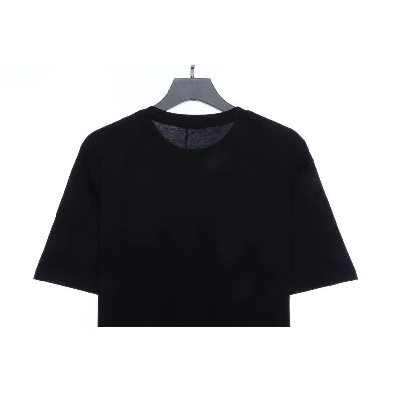Balenciaga Double B Mosaic Print Short-Sleeve Black