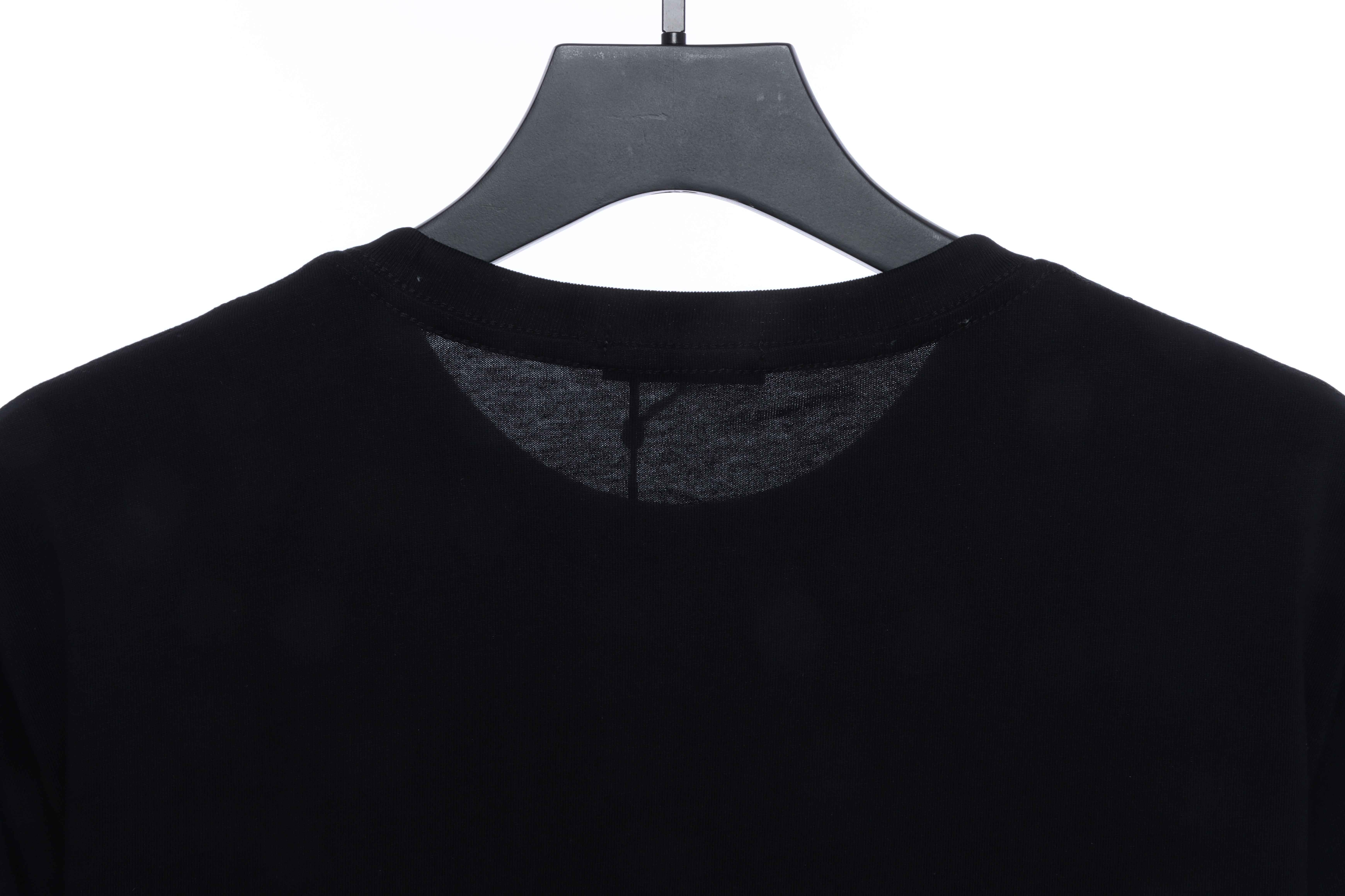 Balenciaga Double B Mosaic Print Short-Sleeve Black