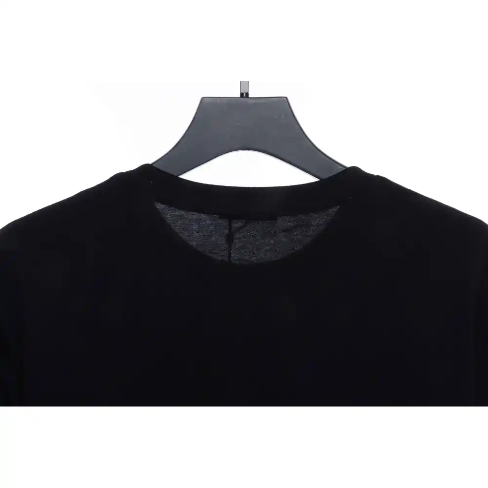 Balenciaga Double B Mosaic Print Short-Sleeve Black