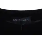 Balenciaga Double B Mosaic Print Short-Sleeve Black