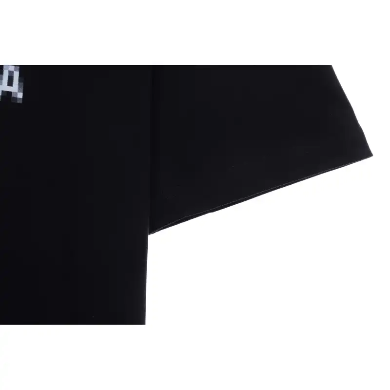 Balenciaga Double B Mosaic Print Short-Sleeve Black