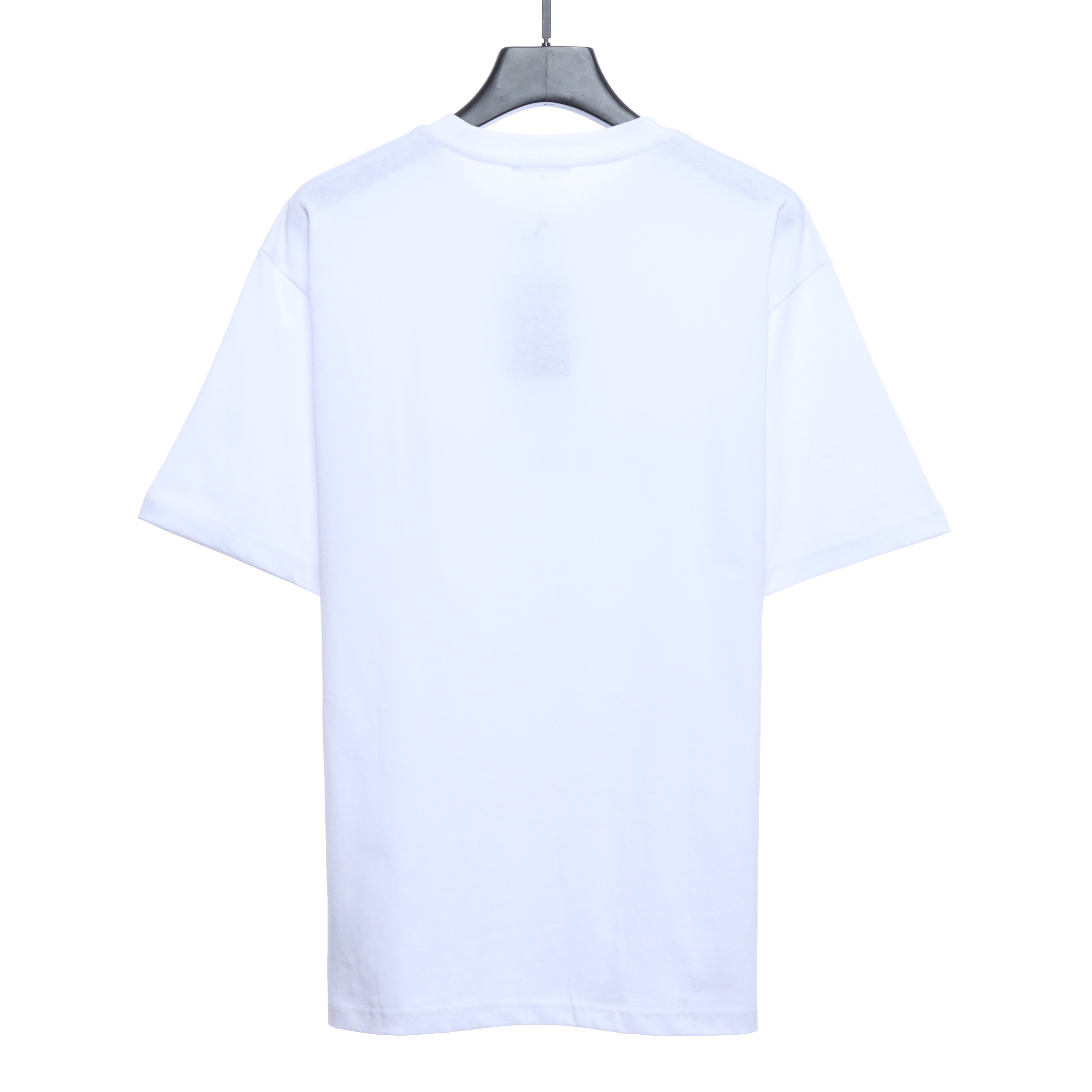 Balenciaga Double B Mosaic Print Short-Sleeve White