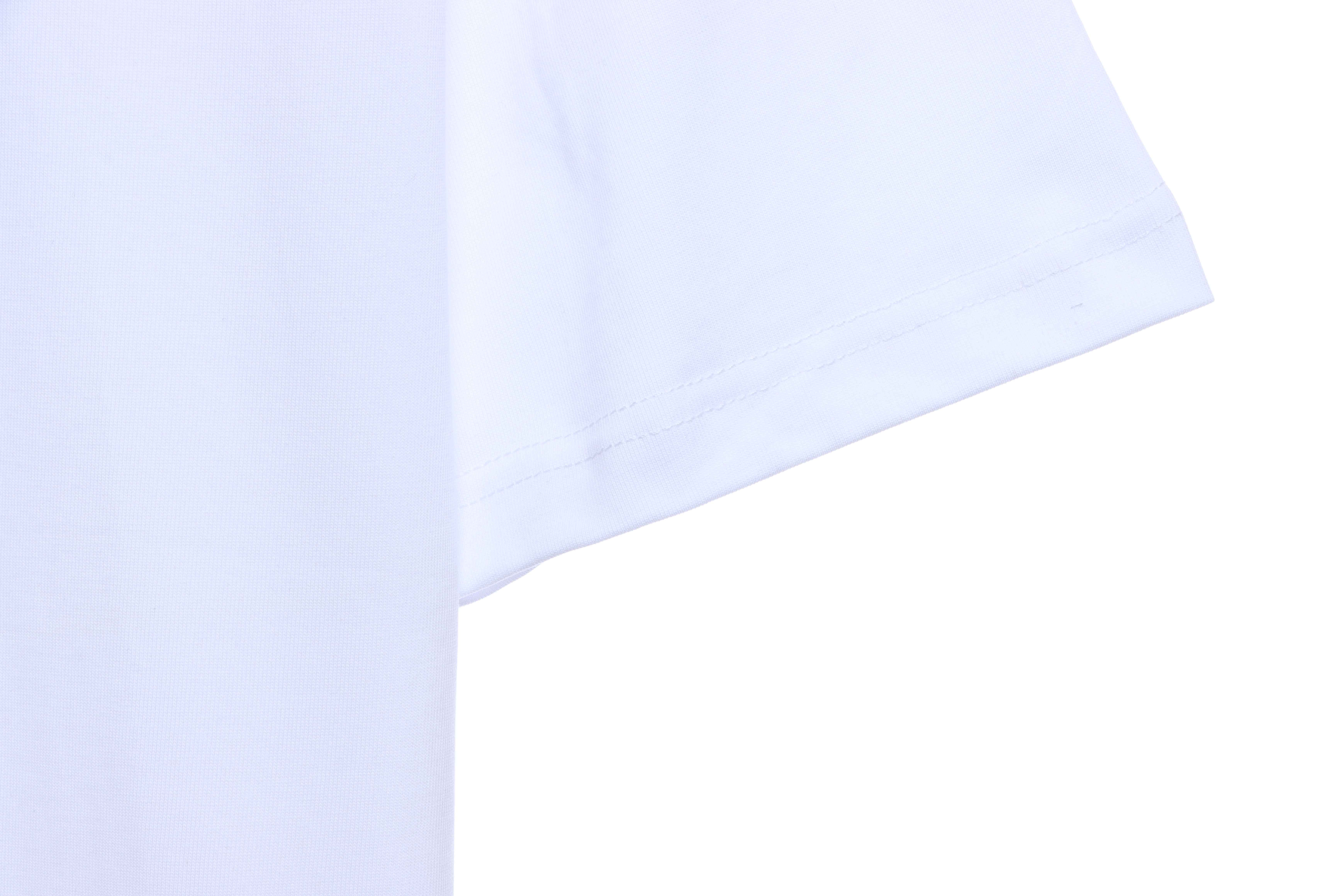 Balenciaga Double B Mosaic Print Short-Sleeve White