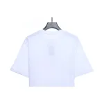Balenciaga Double B Mosaic Print Short-Sleeve White