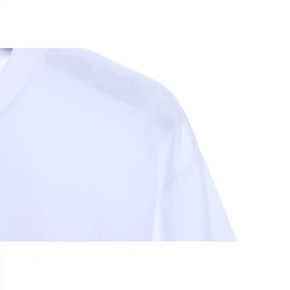 Balenciaga Double B Mosaic Print Short-Sleeve White