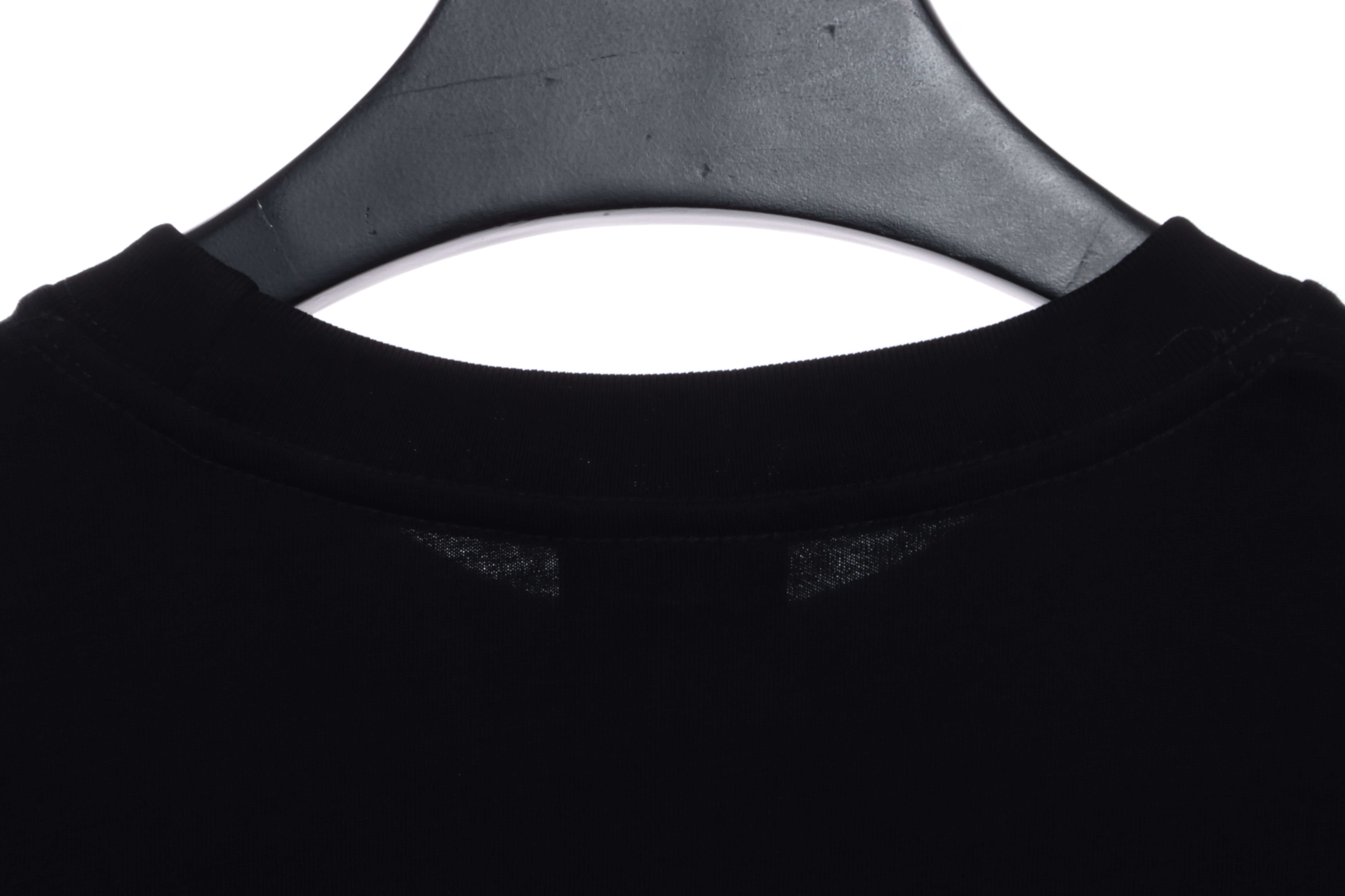 Balenciaga Double Ring LOGO Short Sleeve Black