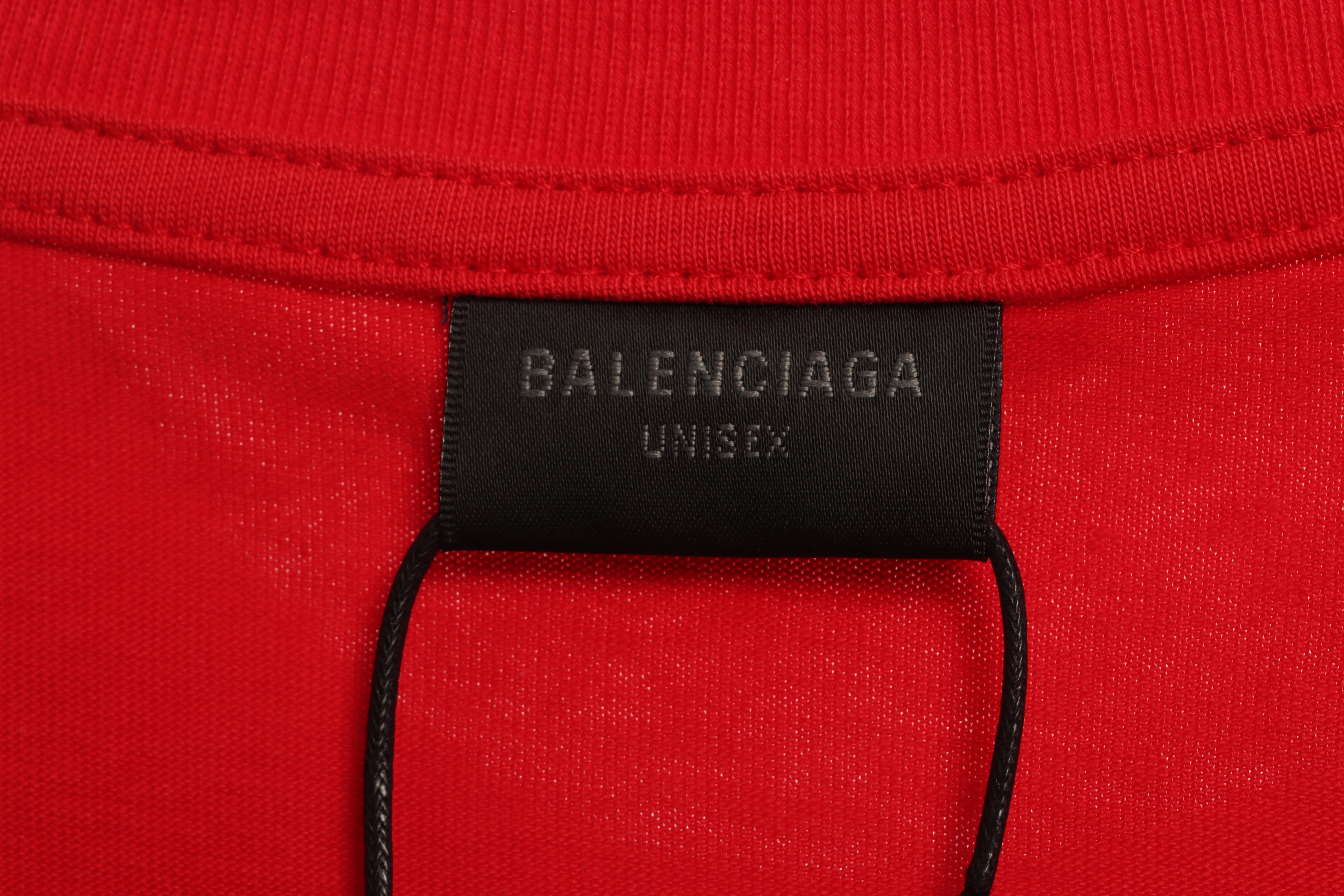 Balenciaga Dragon Year Limited Edition Graffiti Letters Short Sleeve Red