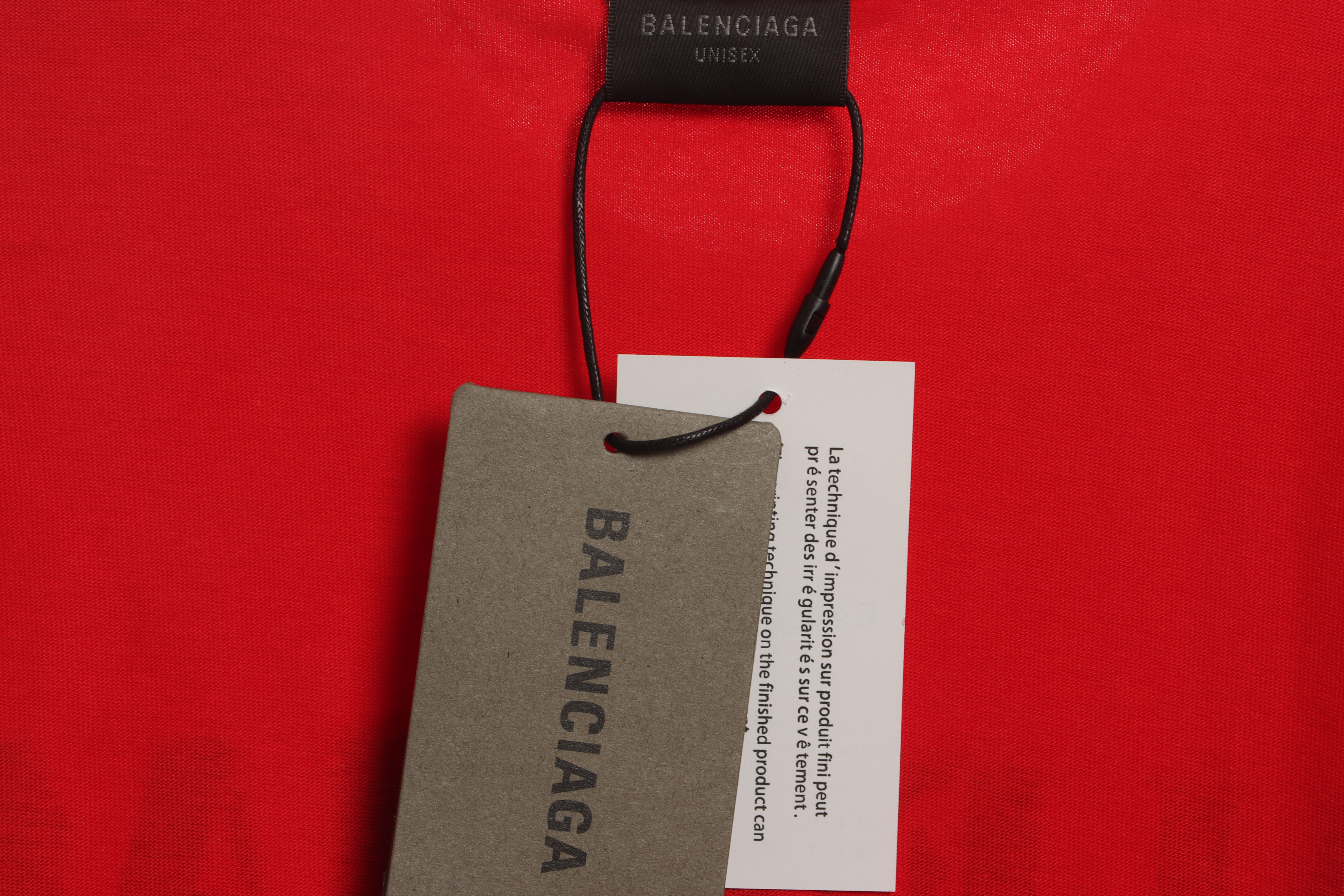 Balenciaga Dragon Year Limited Edition Graffiti Letters Short Sleeve Red