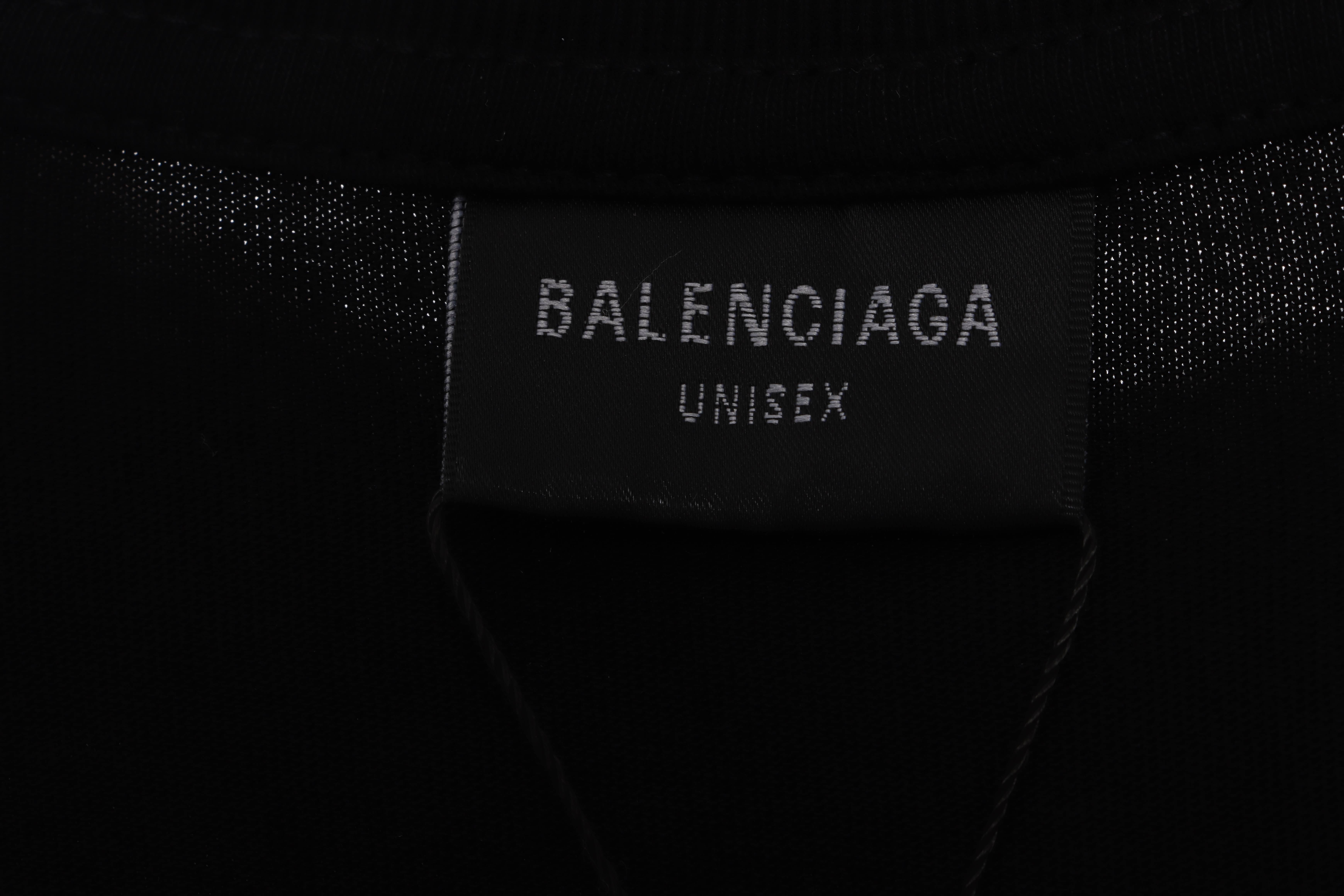 Balenciaga Embroidered Coke Fake Two-Piece Long Sleeve