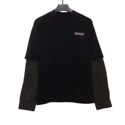 Balenciaga Embroidered Coke Fake Two-Piece Long Sleeve 01