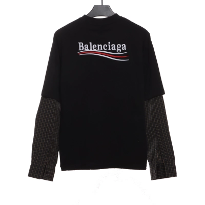 Balenciaga Embroidered Coke Fake Two-Piece Long Sleeve 02