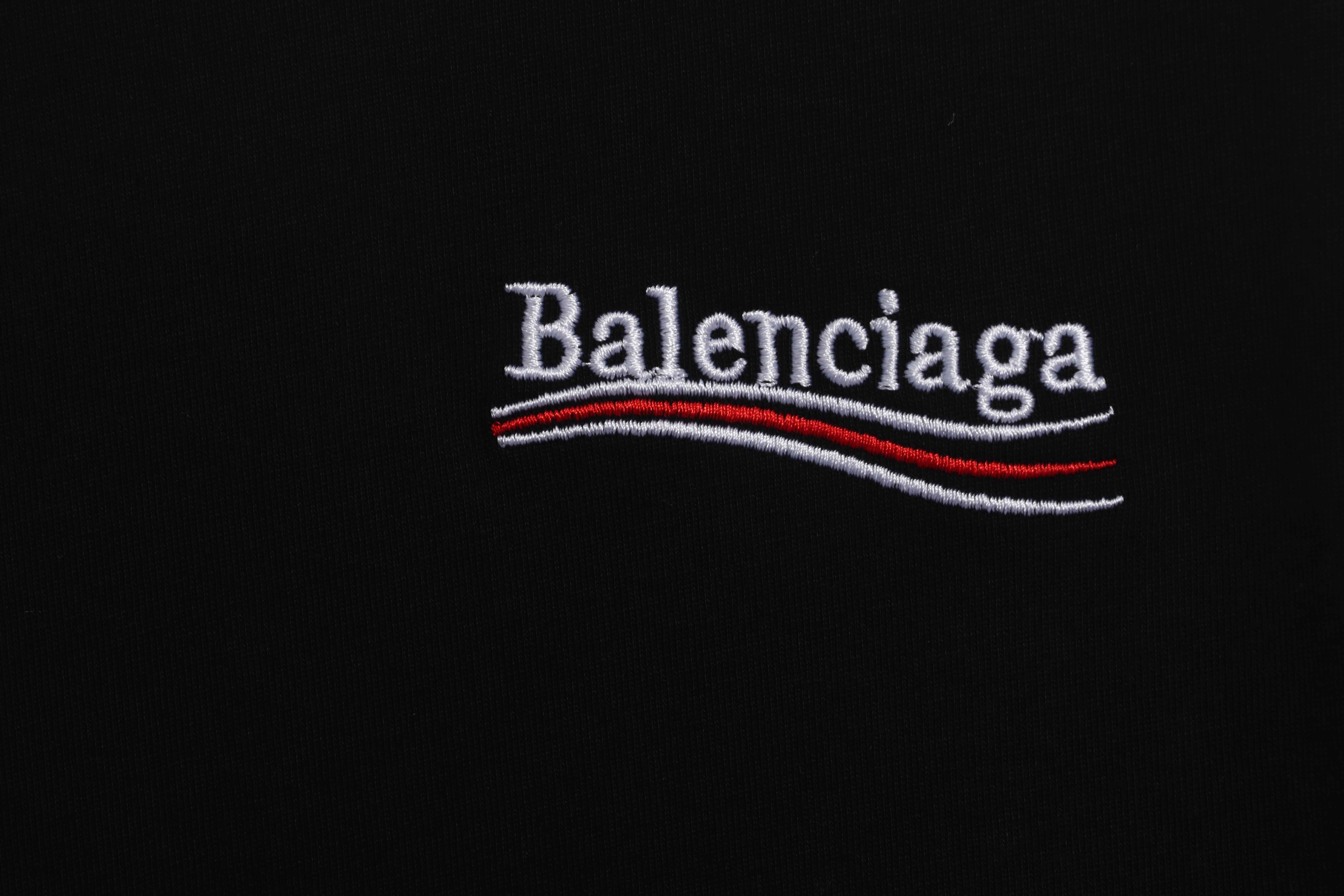 Balenciaga Embroidered Coke Fake Two-Piece Long Sleeve