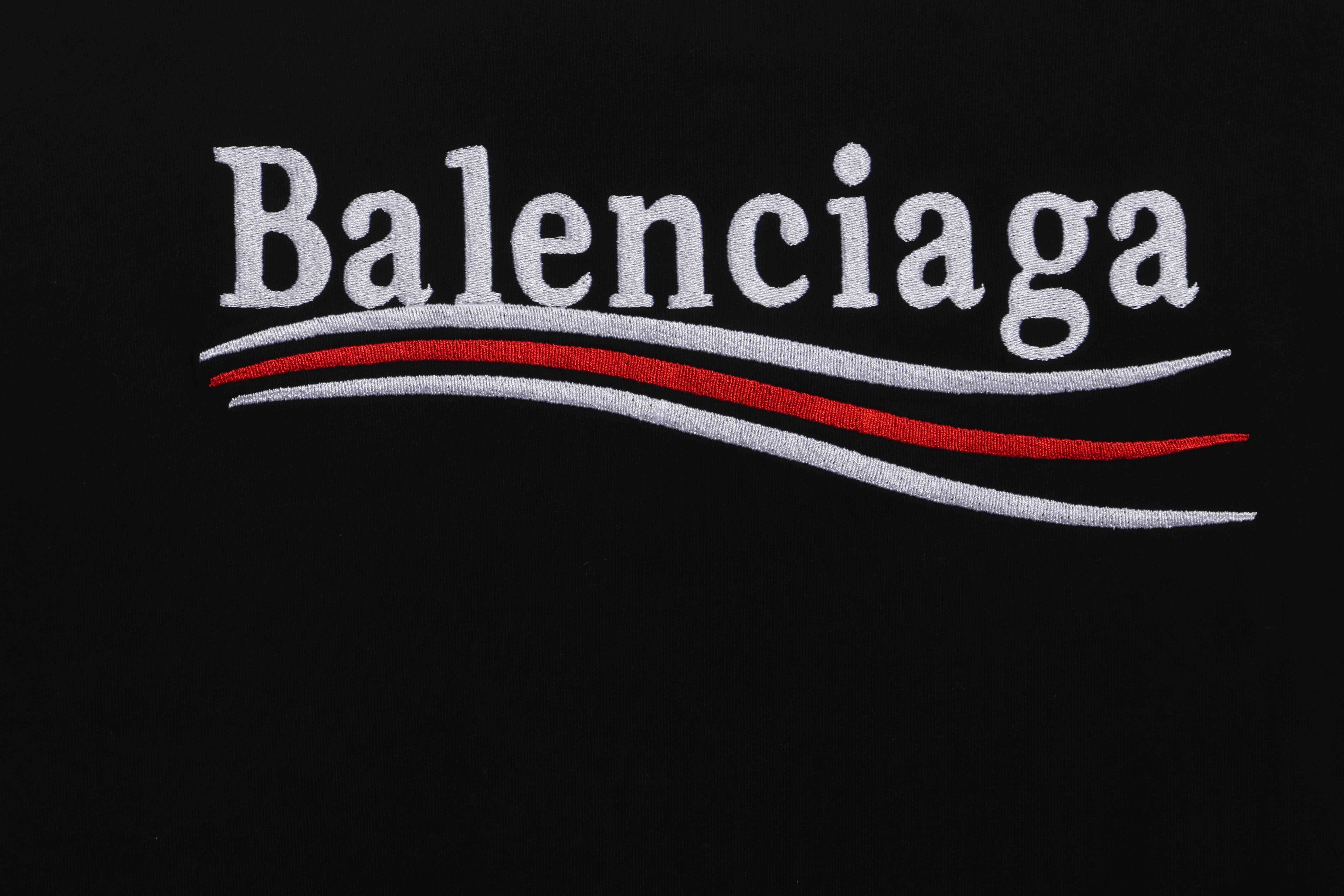 Balenciaga Embroidered Coke Fake Two-Piece Long Sleeve