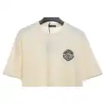 Balenciaga Embroidered Scissors Wheat Ear LOGO Short Sleeve