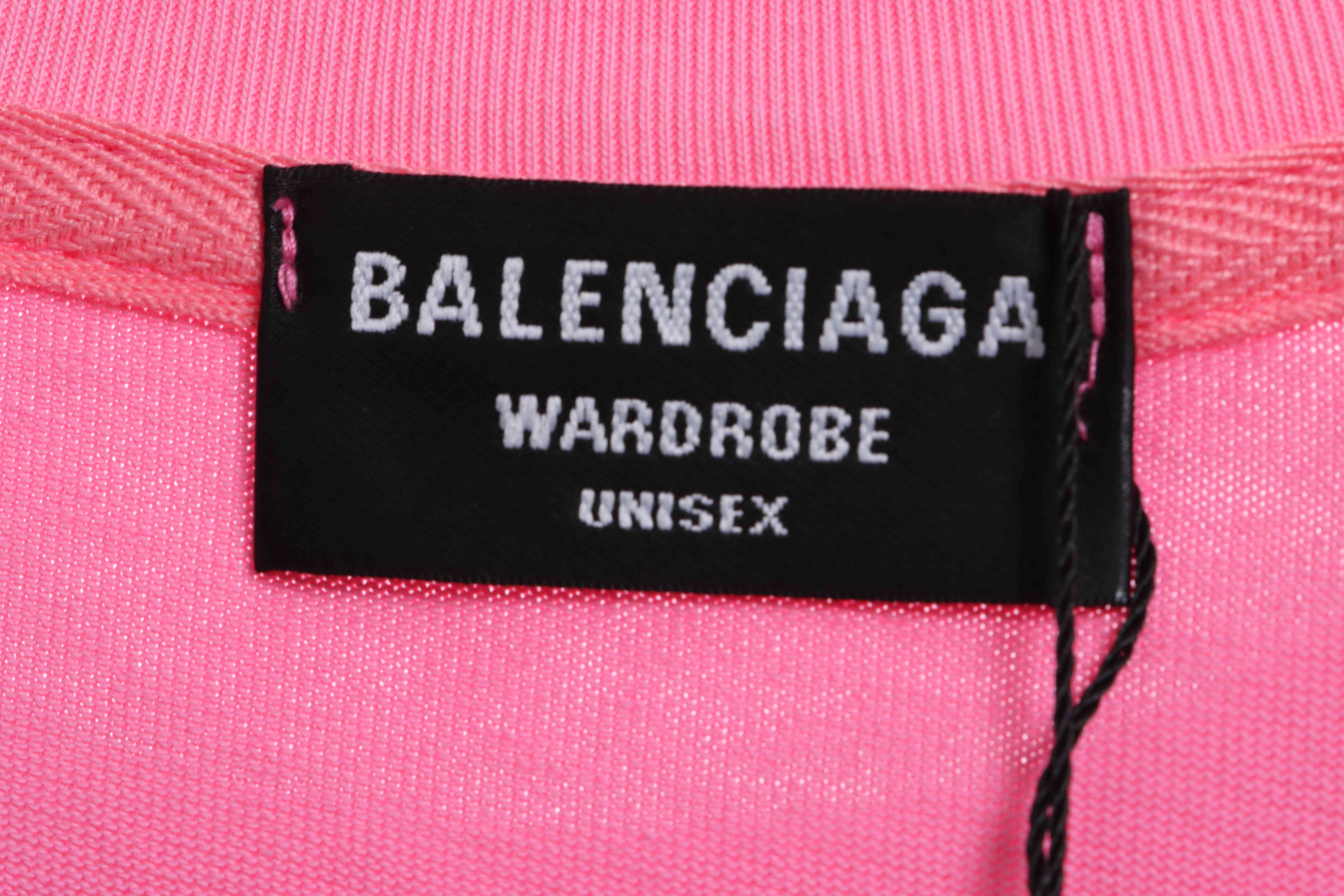 Balenciaga Flame Letter Graffiti Long Sleeve T