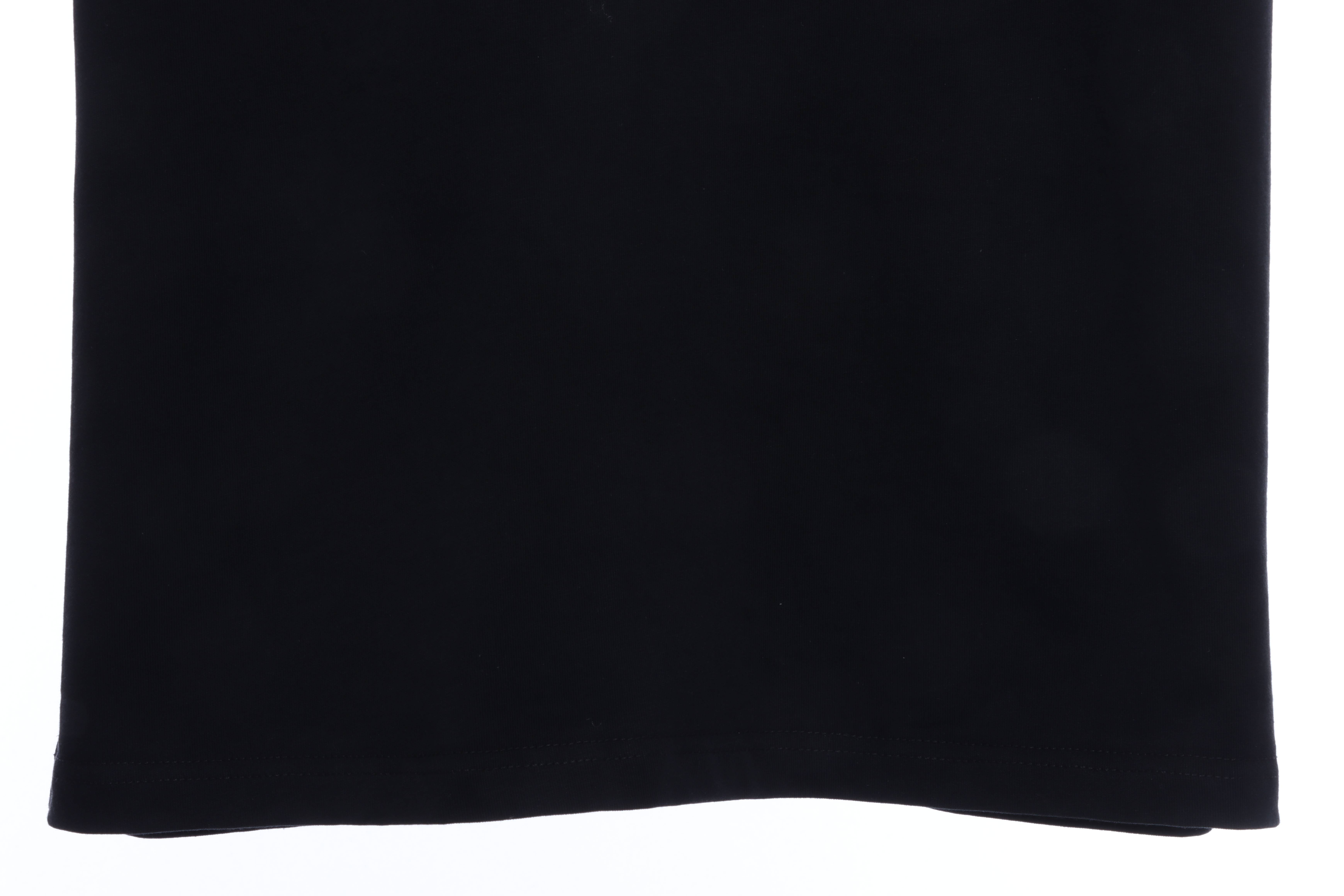 Balenciaga Front And Back Letter Print Short Sleeves Black