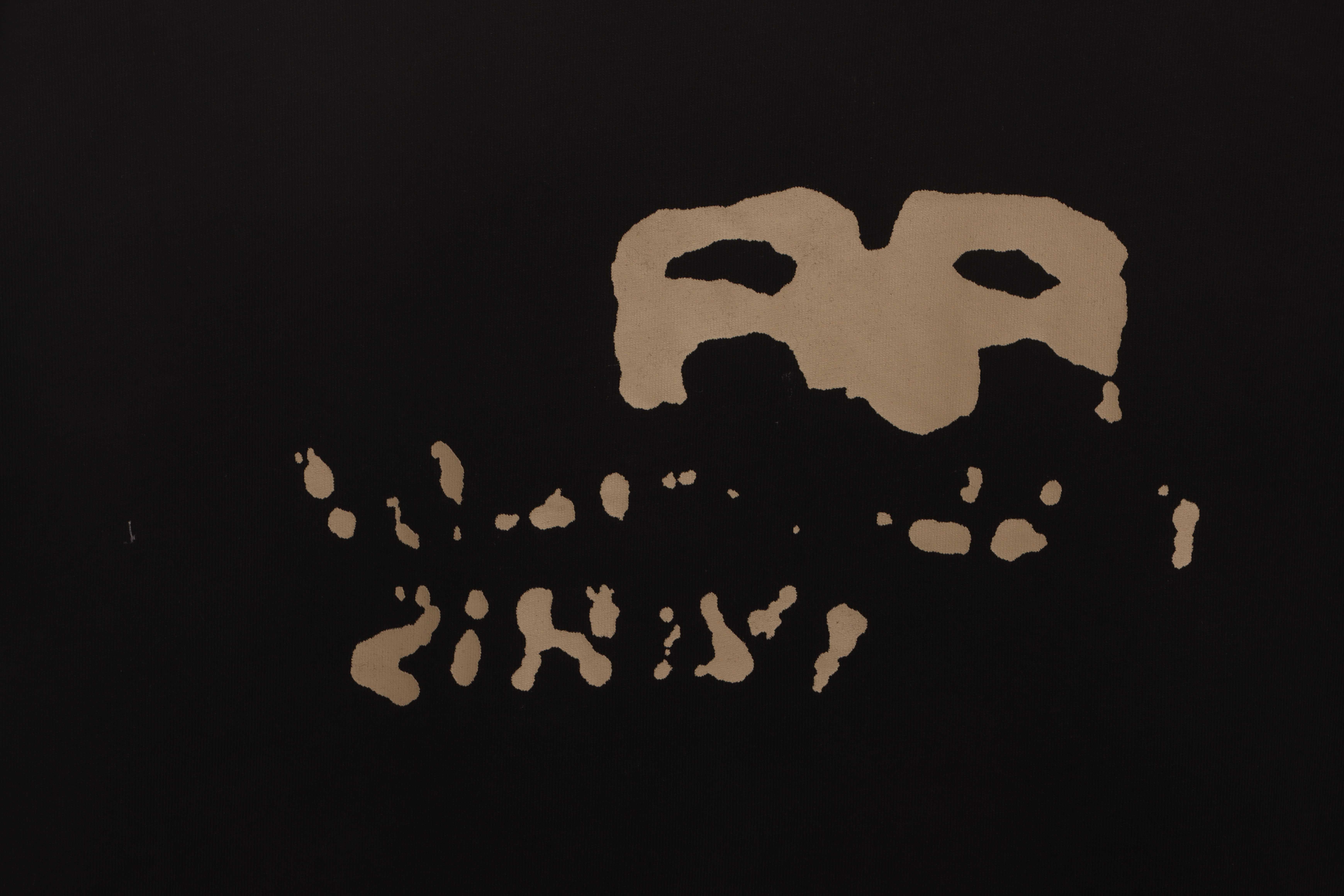 Balenciaga Hand Draw Double B Graffiti Short Sleeve Black