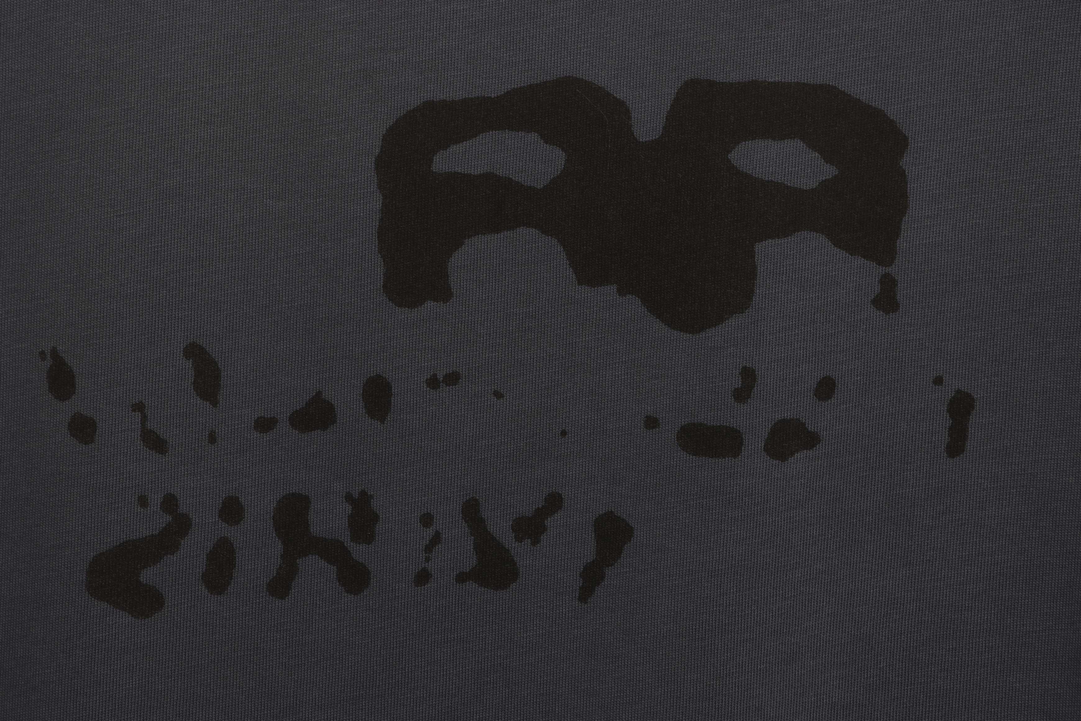 Balenciaga Hand Draw Double B Graffiti Short Sleeve Grey