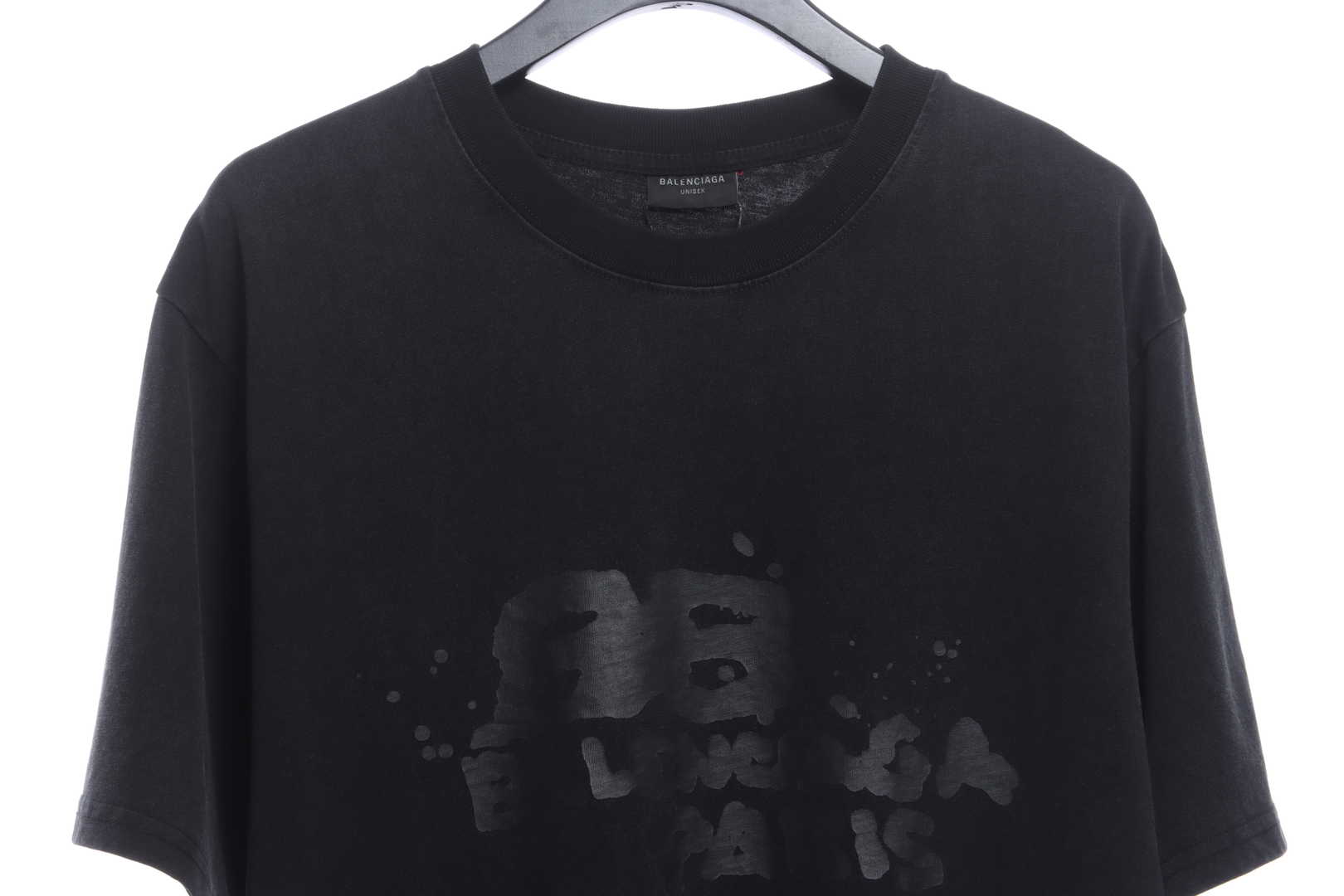 Balenciaga Hand Washed Double B Graffiti Short Sleeve
