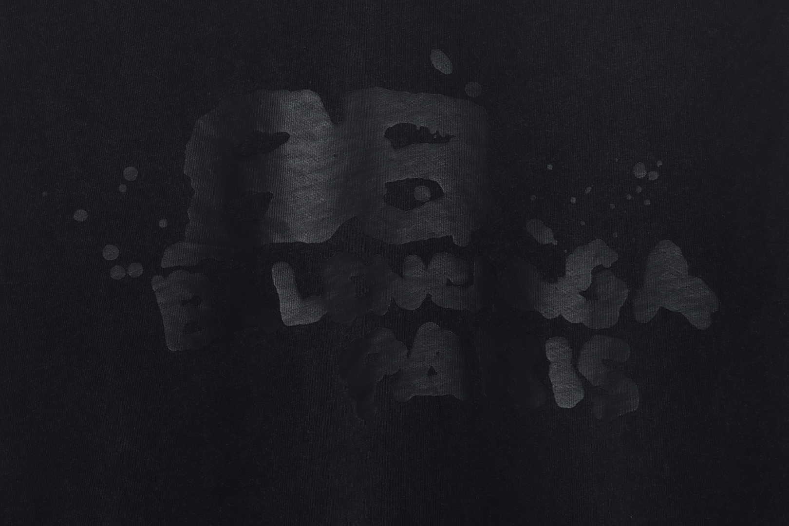 Balenciaga Hand Washed Double B Graffiti Short Sleeve