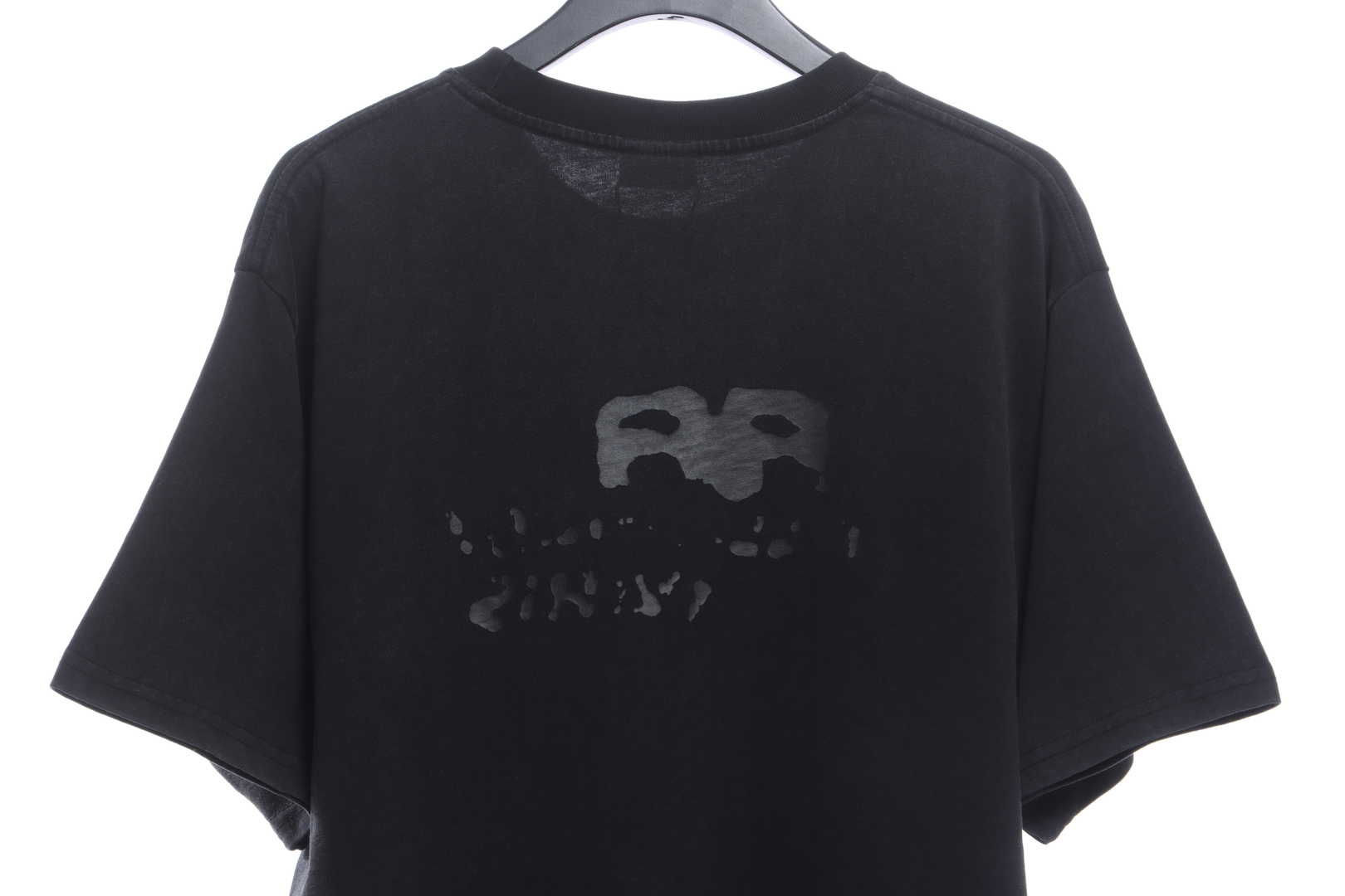 Balenciaga Hand Washed Double B Graffiti Short Sleeve