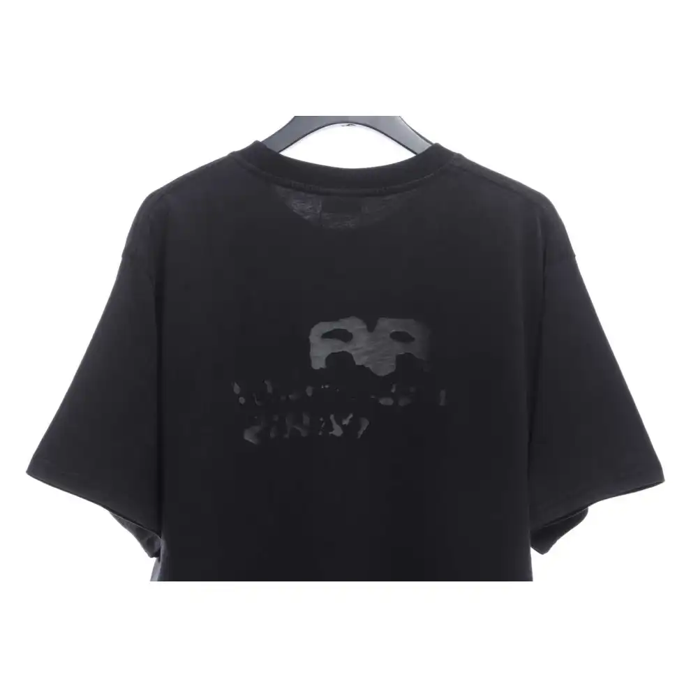 Balenciaga Hand Washed Double B Graffiti Short Sleeve