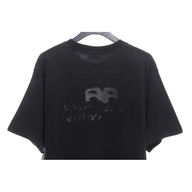 Balenciaga Hand Washed Double B Graffiti Short Sleeve